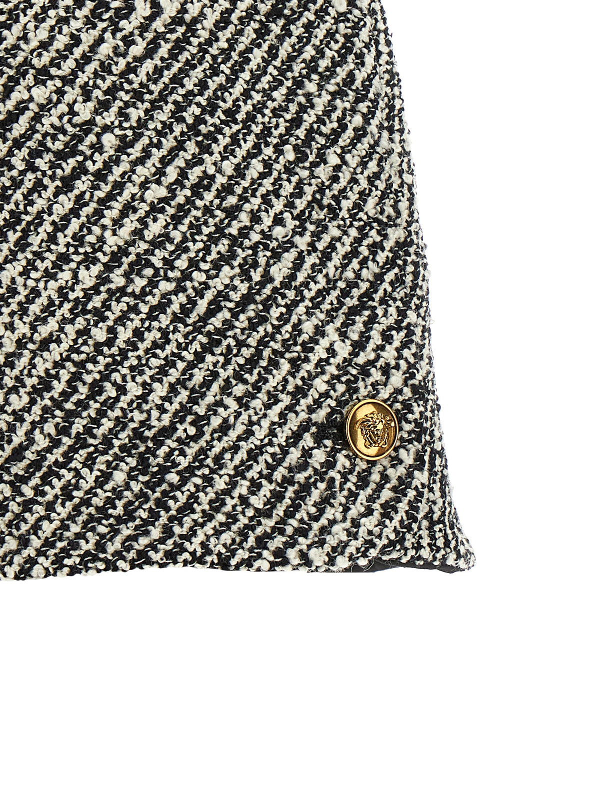 Versace Bicolor Virgin Wool Bermuda Women's Shorts