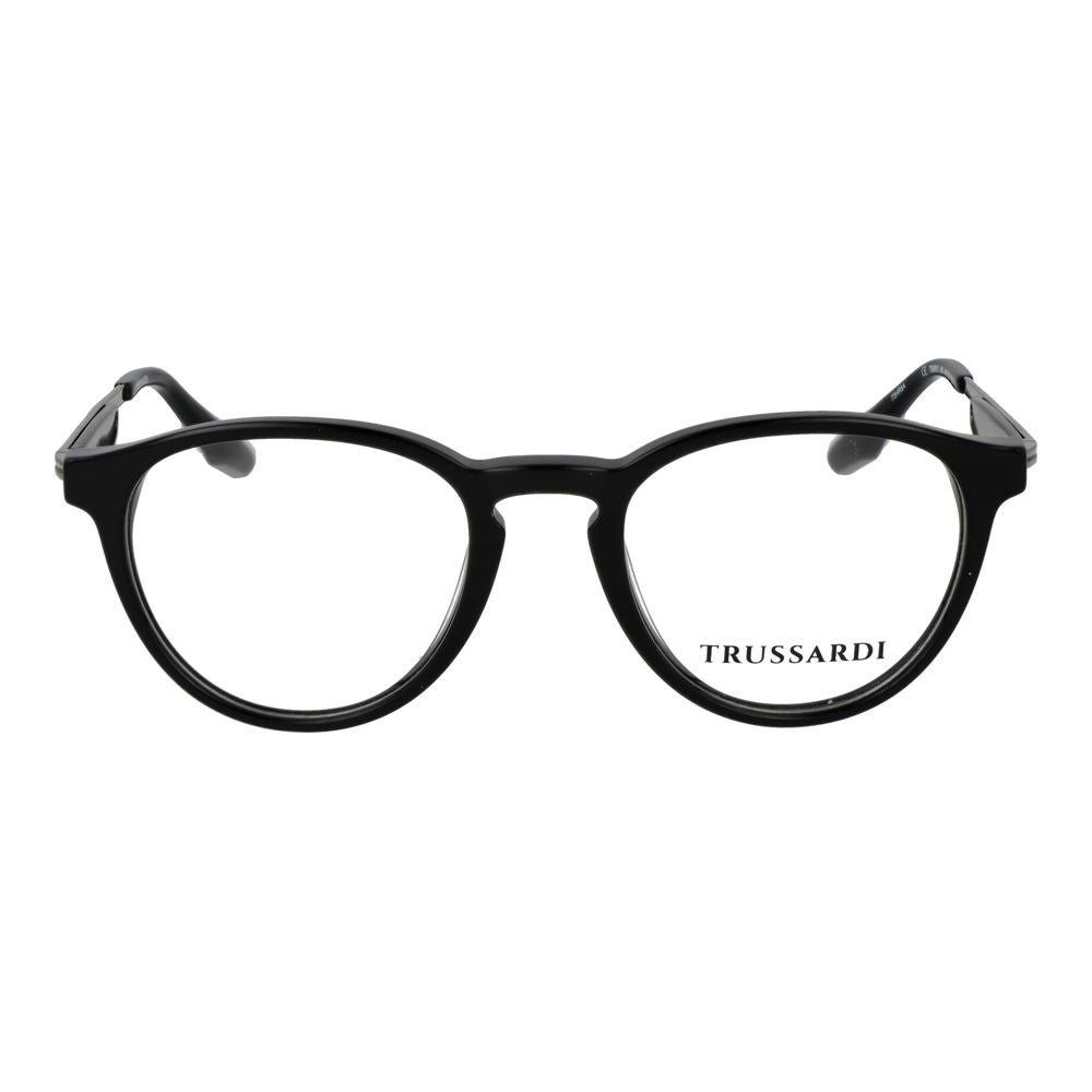 Trussardi Black Acetate Glasses Men's (Frames)
