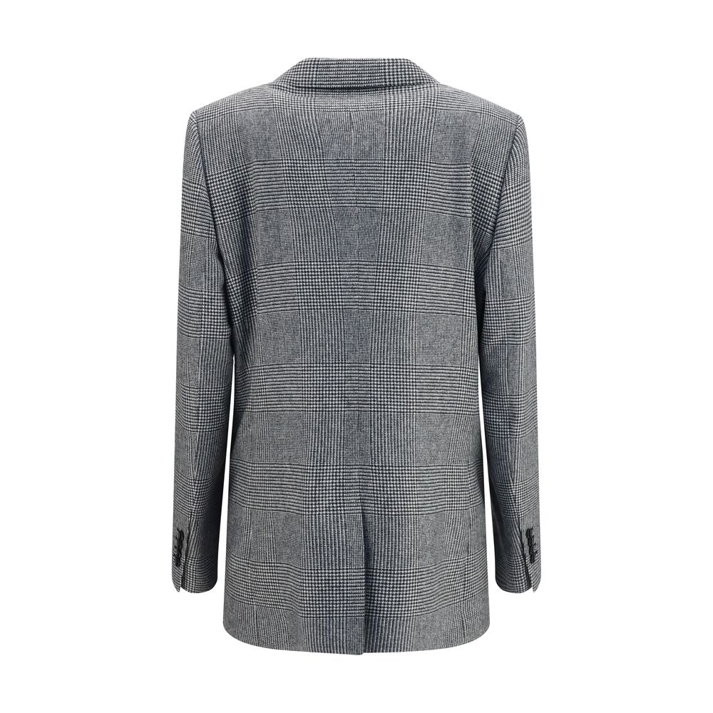 Dolce & Gabbana Gray Wool Oves Aries Women's Blazer
