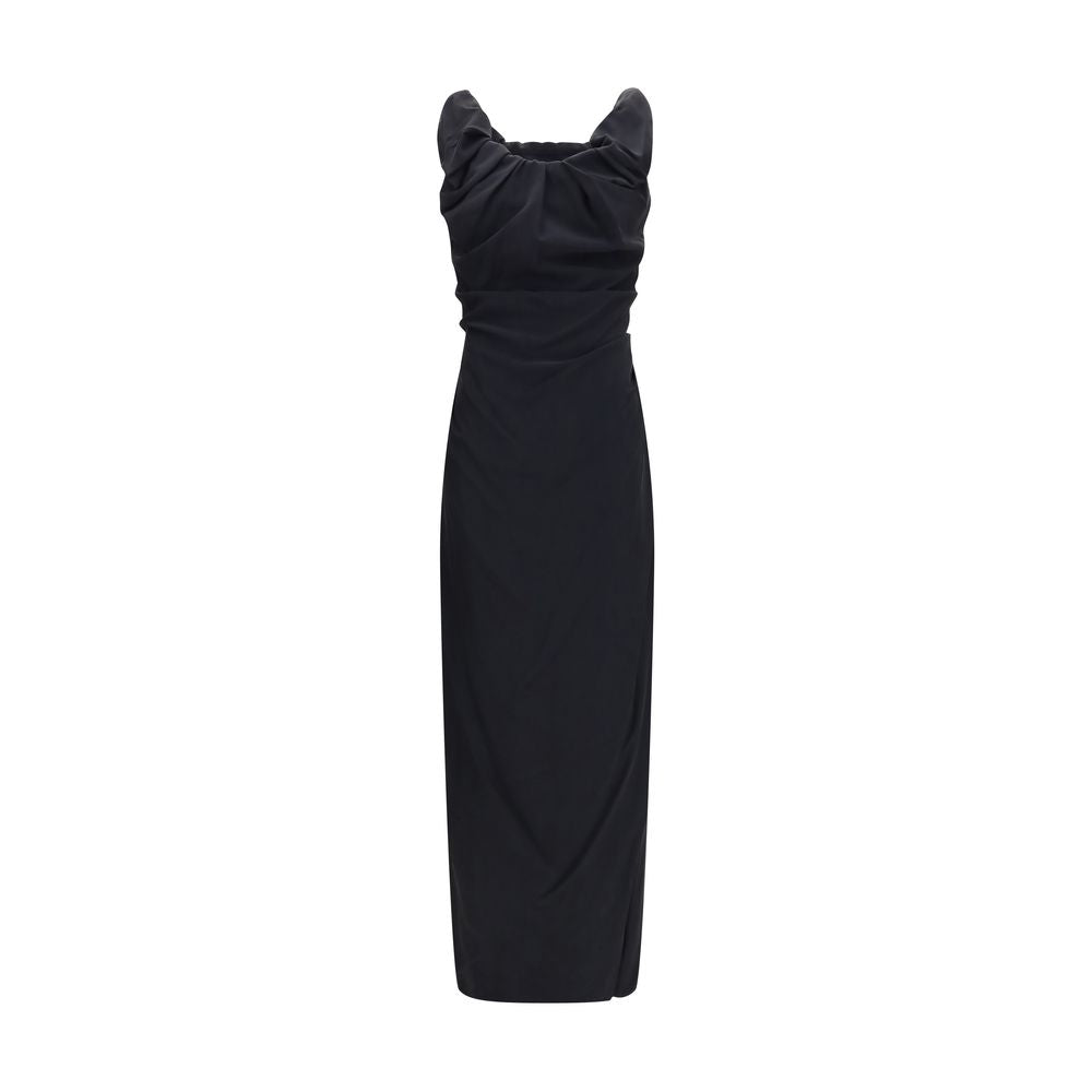 Vivienne Westwood Black Viscose Casual Women's Dress