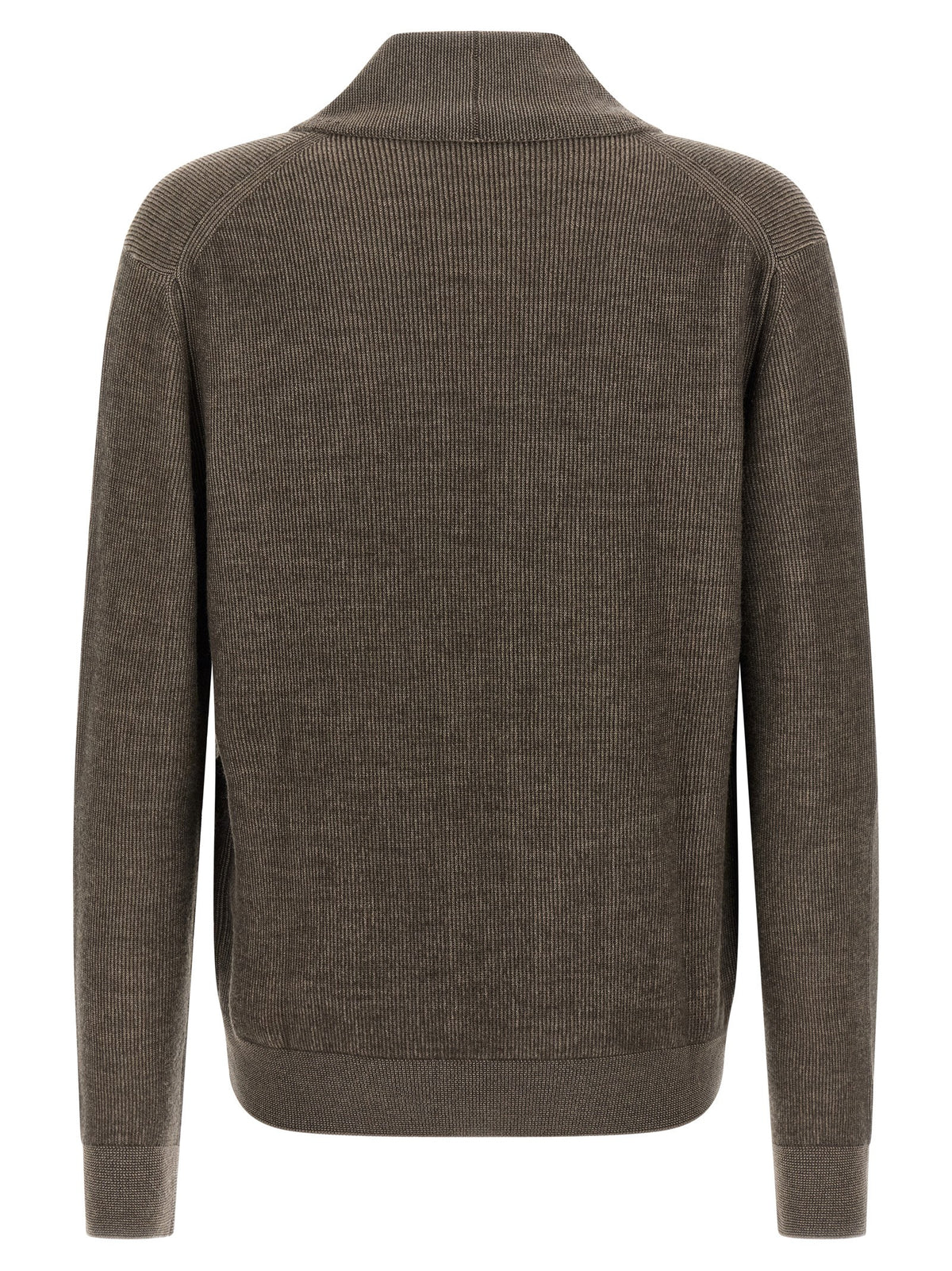 Brioni Brown Cashmere Men's Cardigan