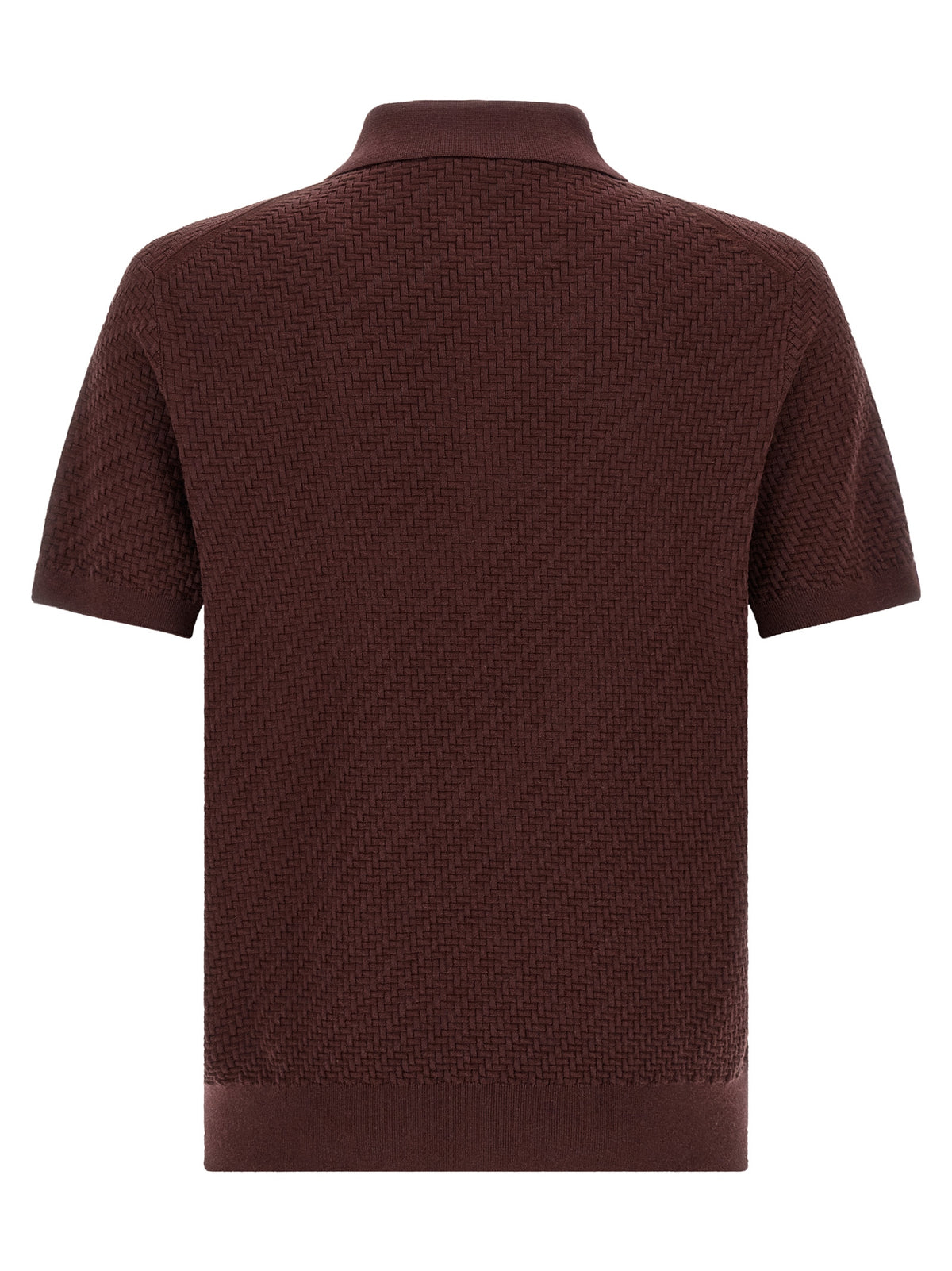 Brioni Purple Cotton Polo Men's Shirt