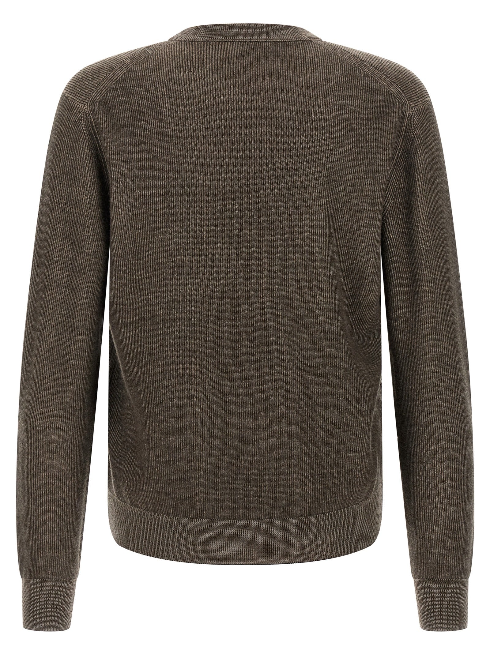 Brioni Brown Cashmere Men's Cardigan