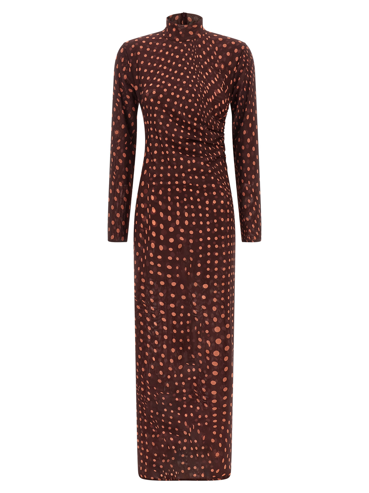 Stella McCartney Bordeaux Polyamide Long Women's Dress