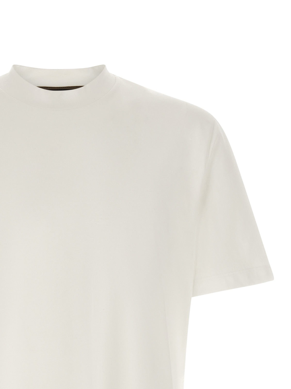Brioni White Cotton Men's T-Shirt