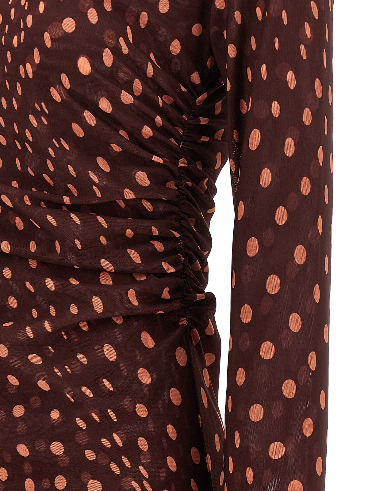 Stella McCartney Bordeaux Polyamide Long Women's Dress