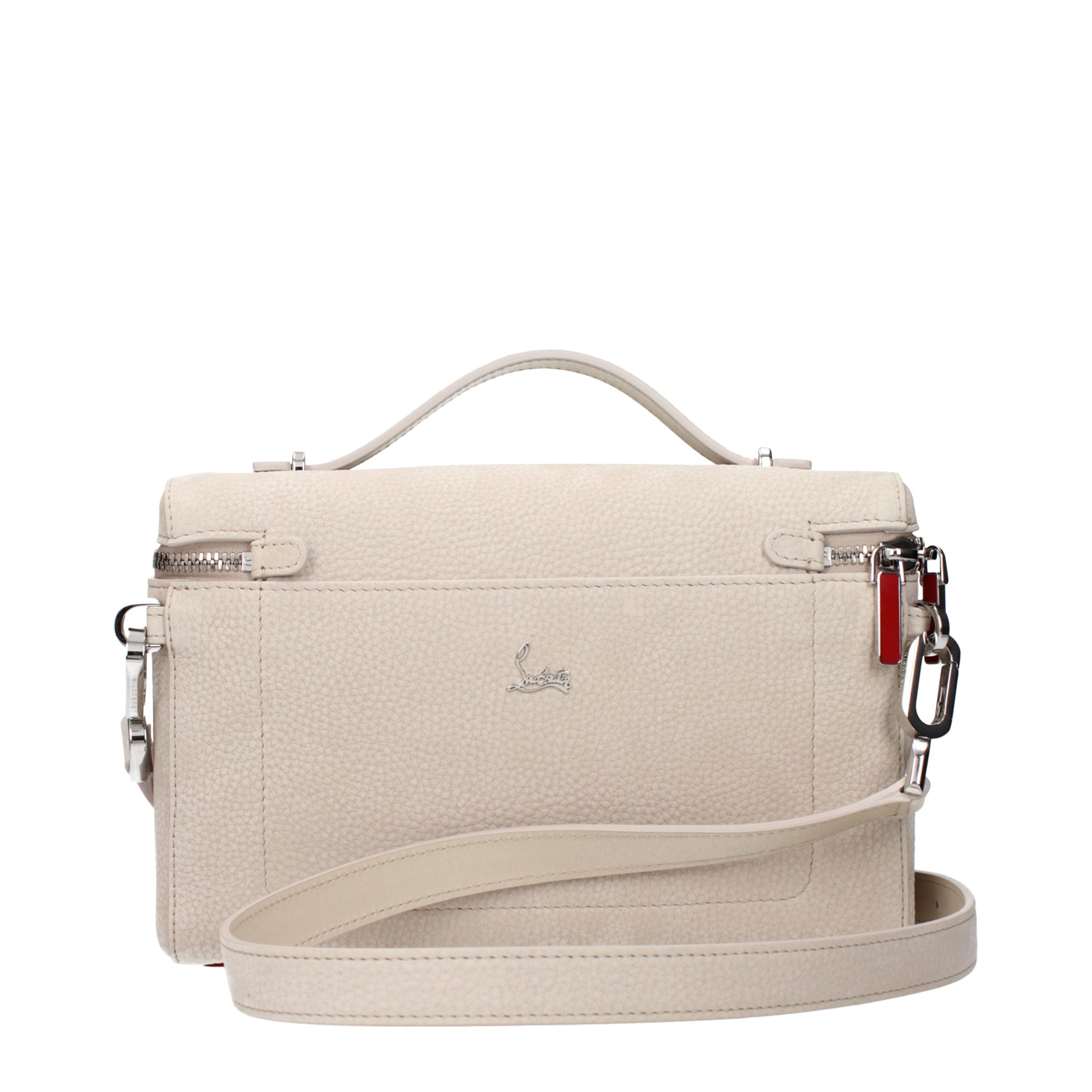 Christian Louboutin Beige Leather Women's Handbag