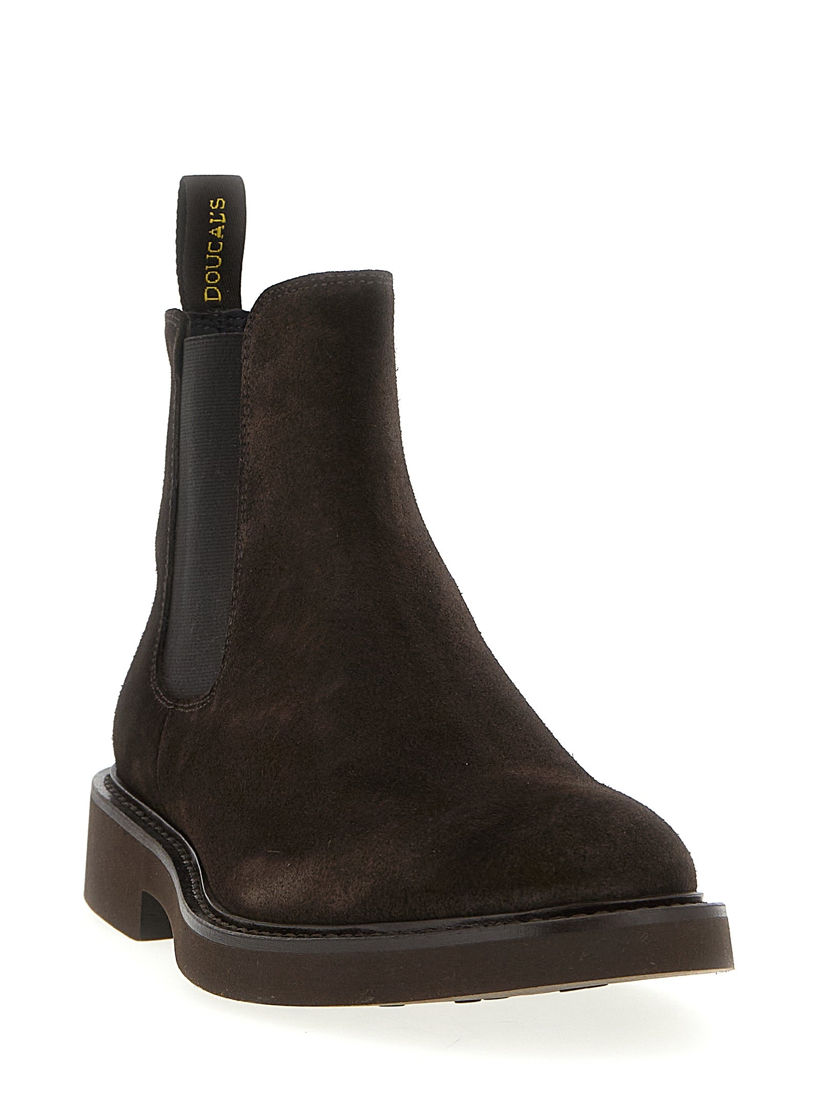 Doucal's Brown Calfskin Chelsea Men's Boots