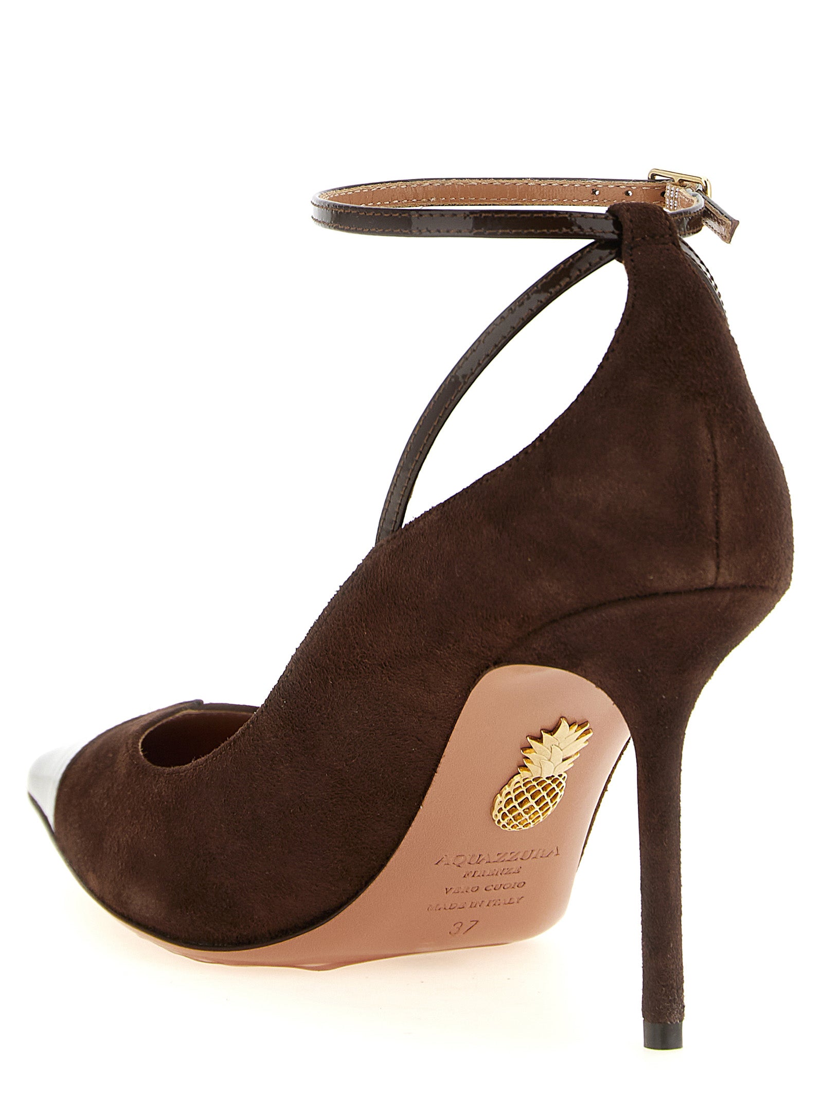 Aquazzura Brown Calfskin High Heel Women's Pumps