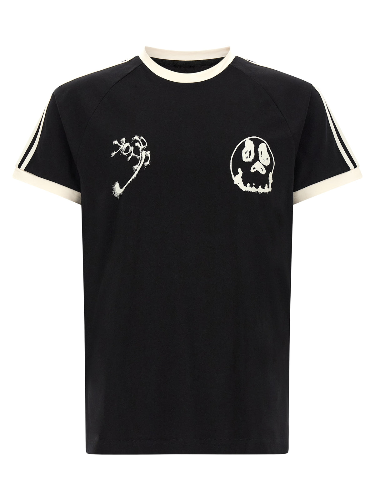 Y-3 Black Cotton Men's T-Shirt