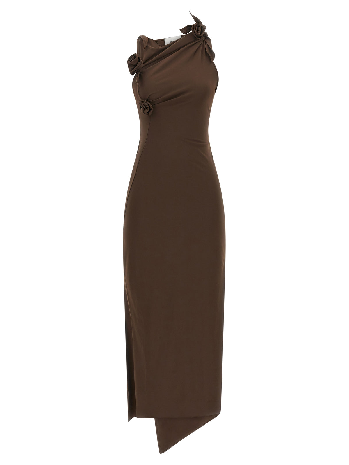 Coperni Brown Recycled Polyamide Long Women's Dress