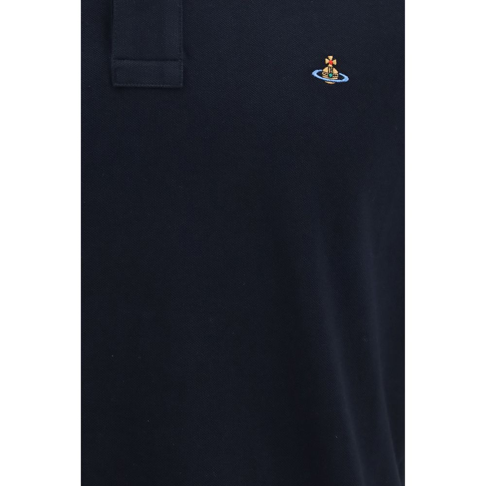 Vivienne Westwood Blue Cotton Polo Men's Shirt