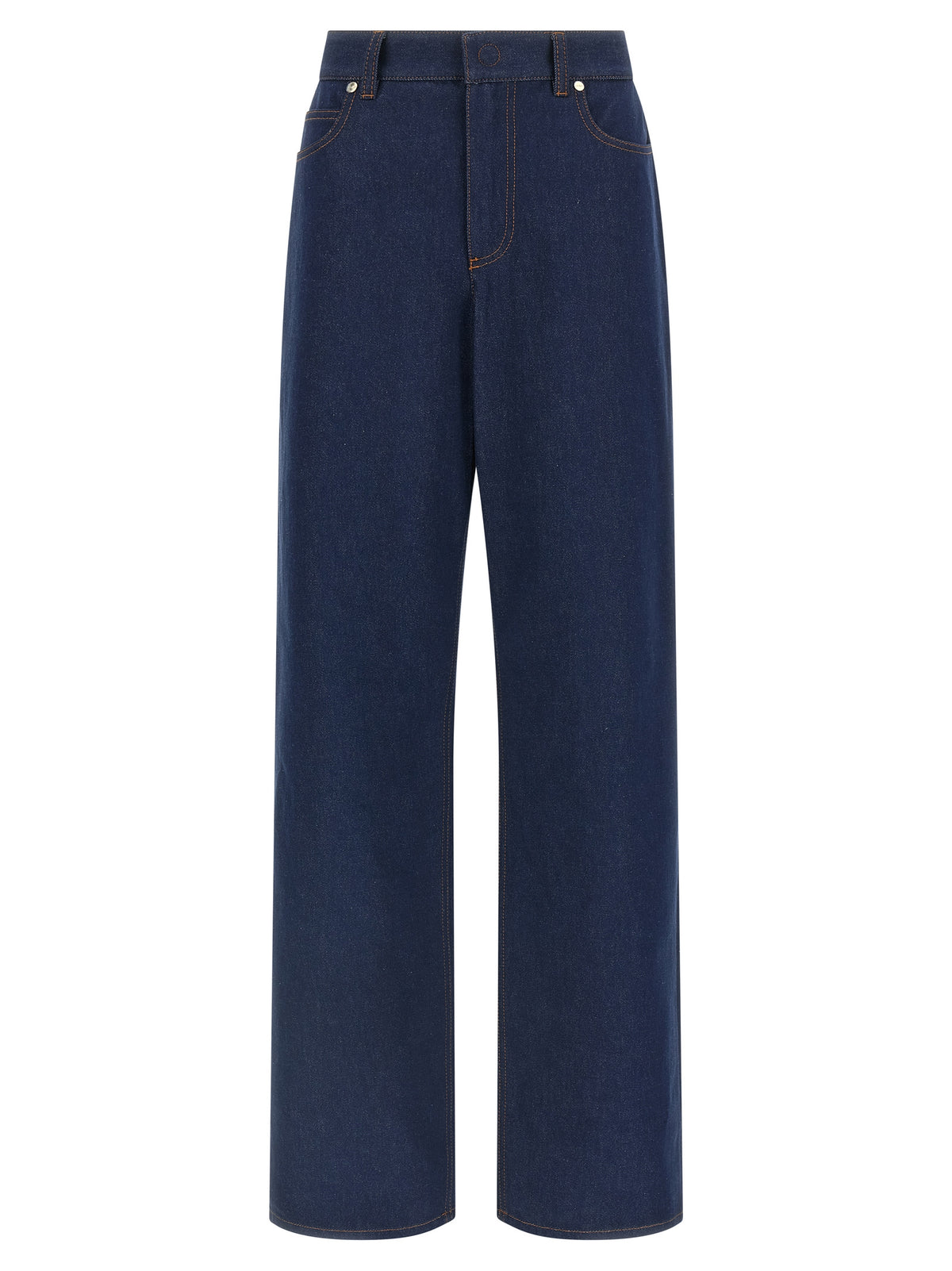 Fendi Blue Cotton Jeans Women's Denim