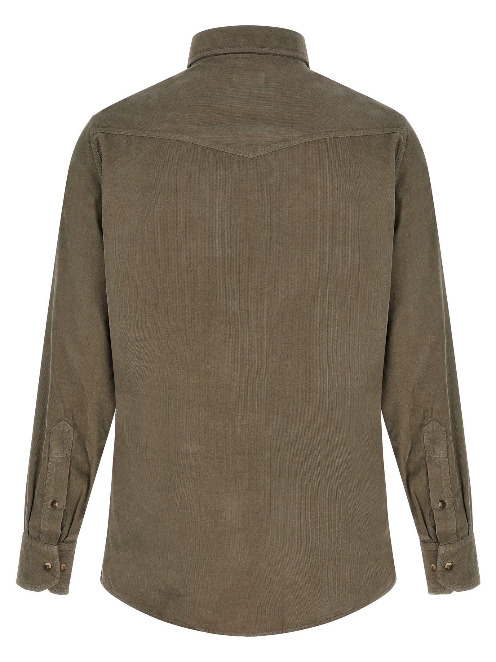 Brunello Cucinelli Bicolor Cotton Men's Blouse