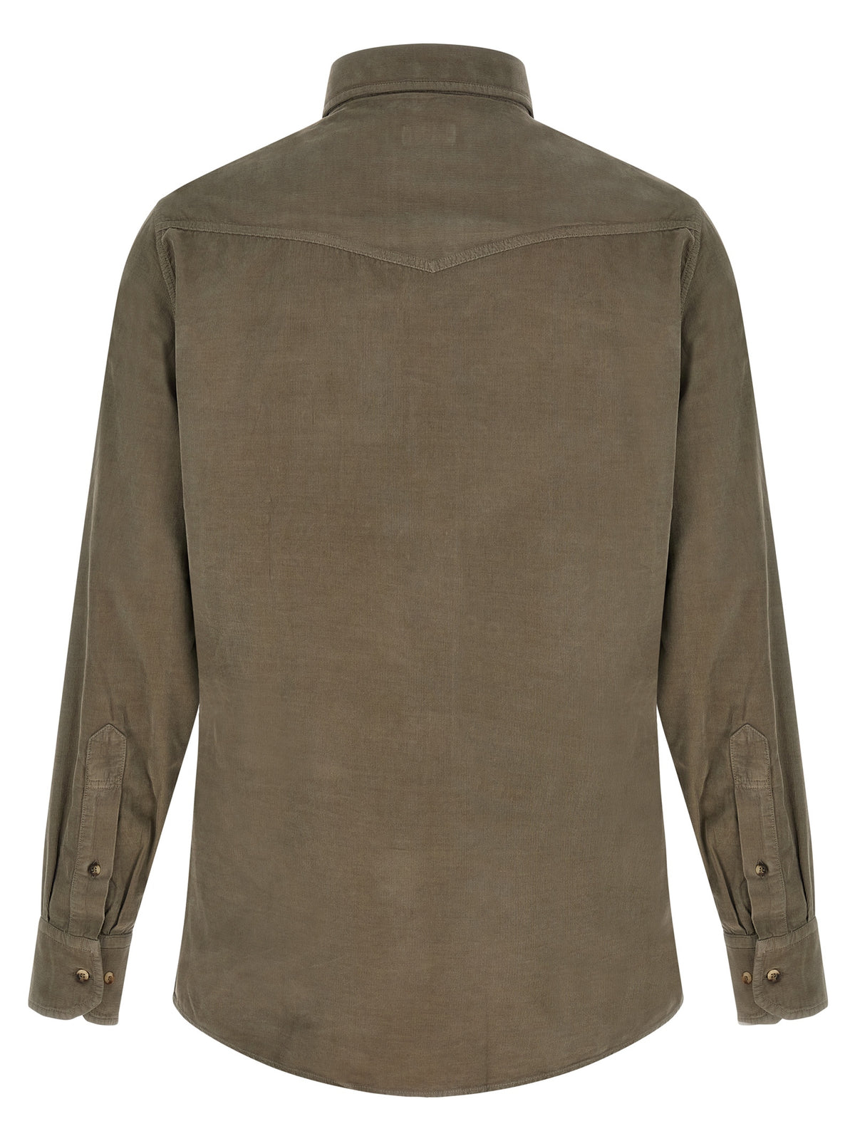 Brunello Cucinelli Bicolor Cotton Men's Blouse