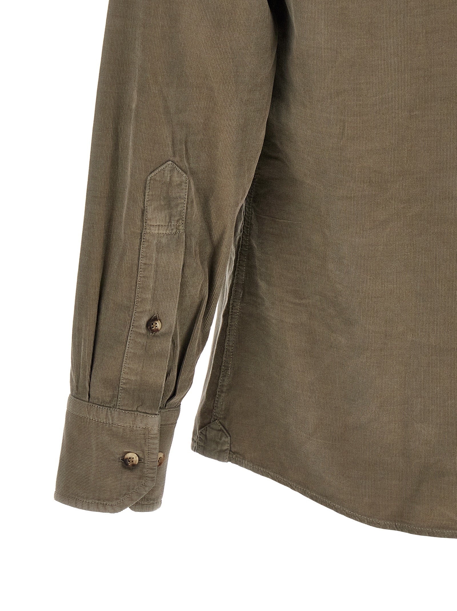 Brunello Cucinelli Bicolor Cotton Men's Blouse