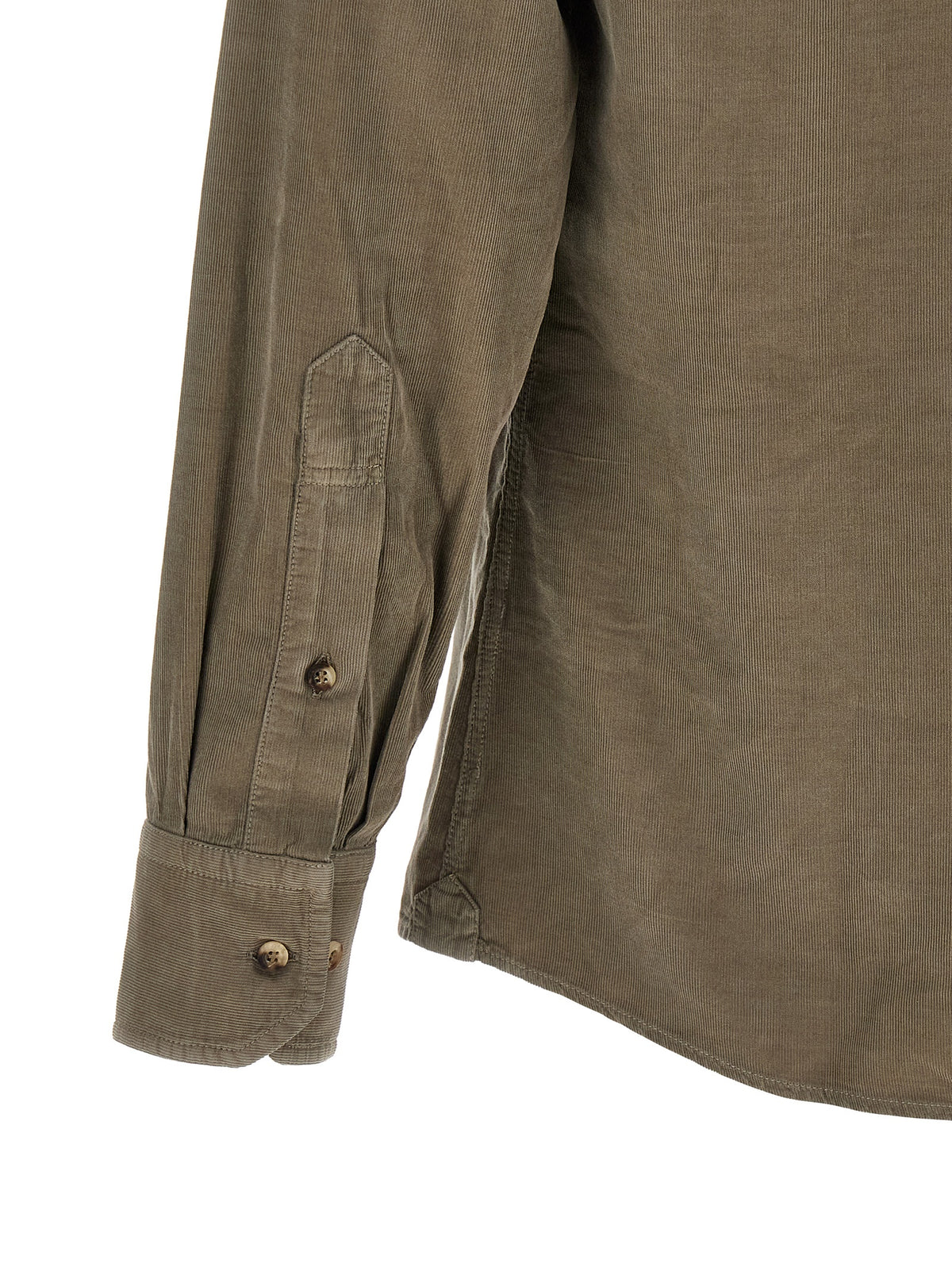 Brunello Cucinelli Bicolor Cotton Men's Blouse