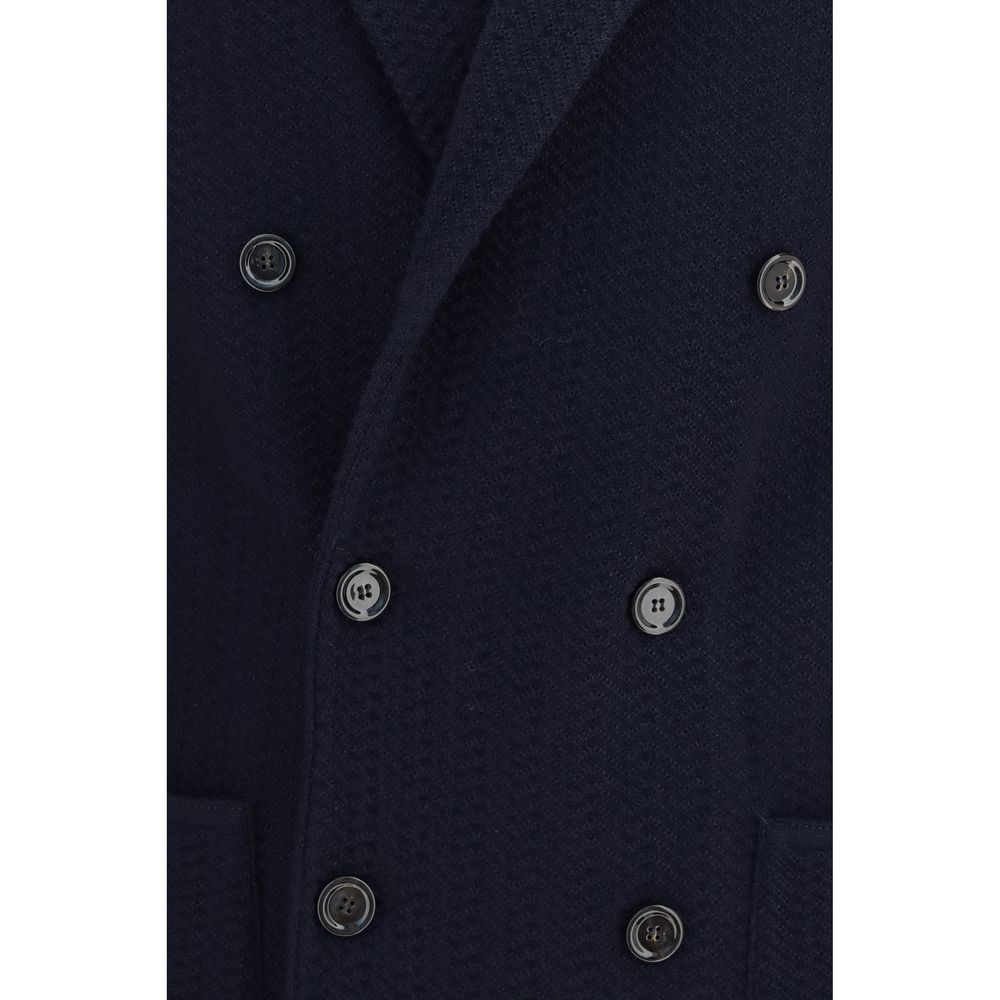Lardini Blue Wool Oves Aries Men's Blazer