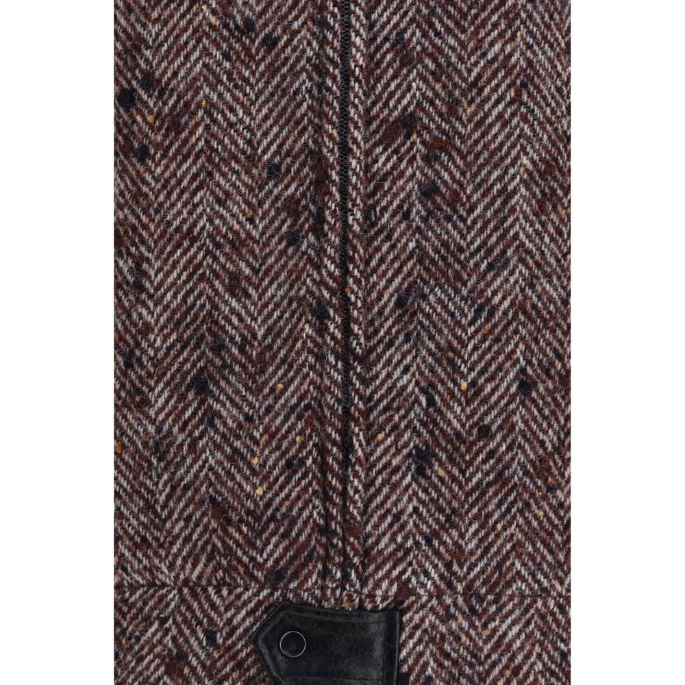 Kristina Ti Multicolor Wool Oves Aries Full-Length Women's Jacket