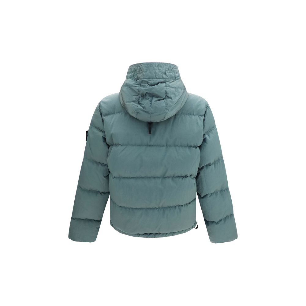 Stone Island Bicolor Polyamide Full-Length Men's Jacket