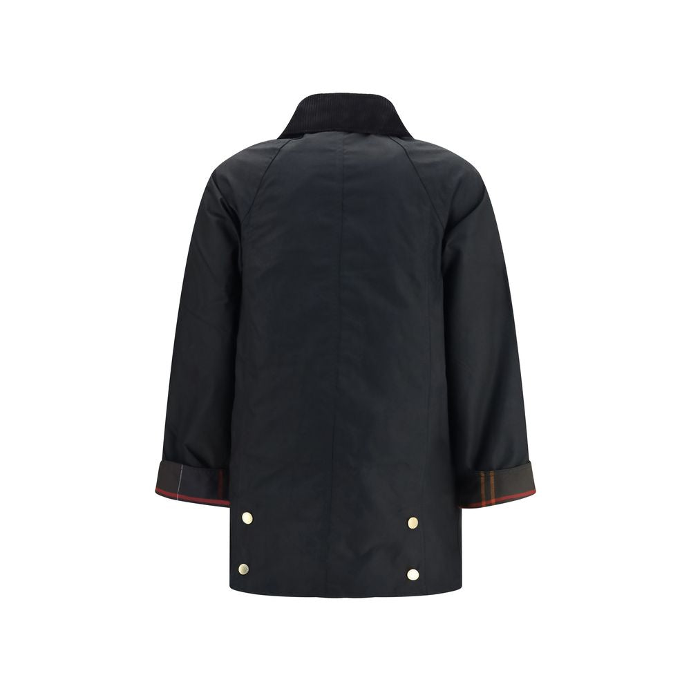 Barbour Black Cotton Full-Length Women's Jacket
