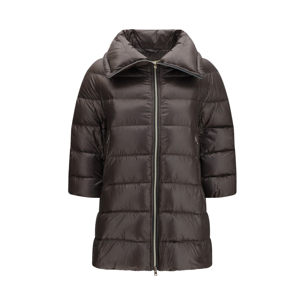 Herno Gray Polyester Full-Length Women's Jacket