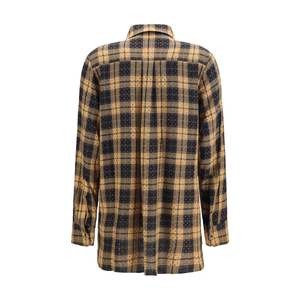 PINKO Beige Viscose Dress Women's Shirt