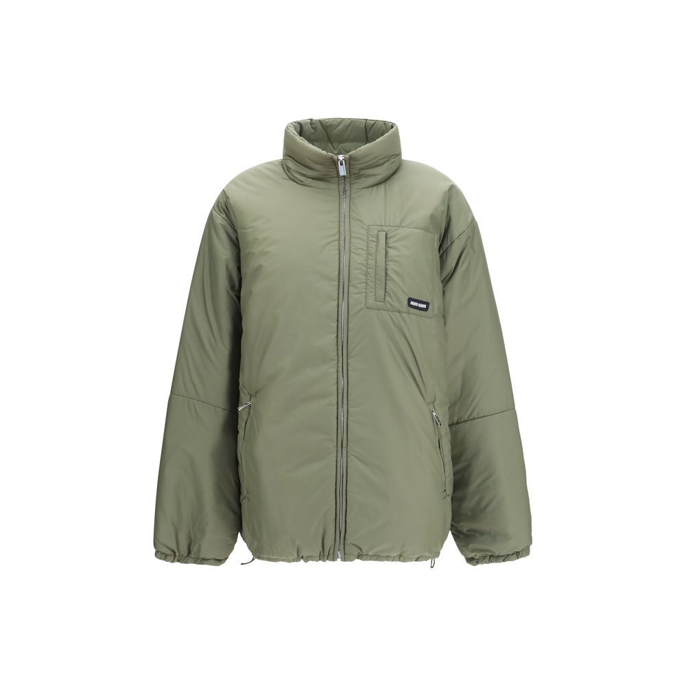 Miu Miu Bicolor Goose Down Shell Women's Jacket