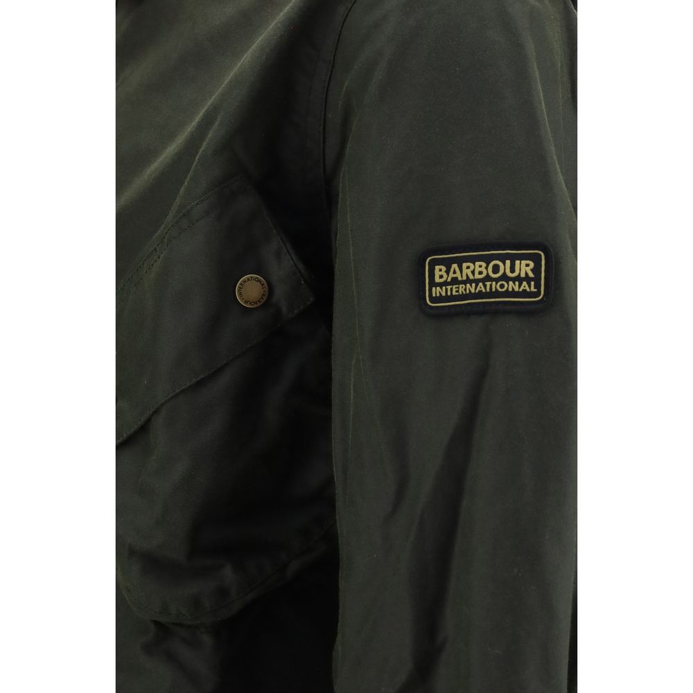 Barbour International Bicolor Cotton Full-Length Men's Jacket