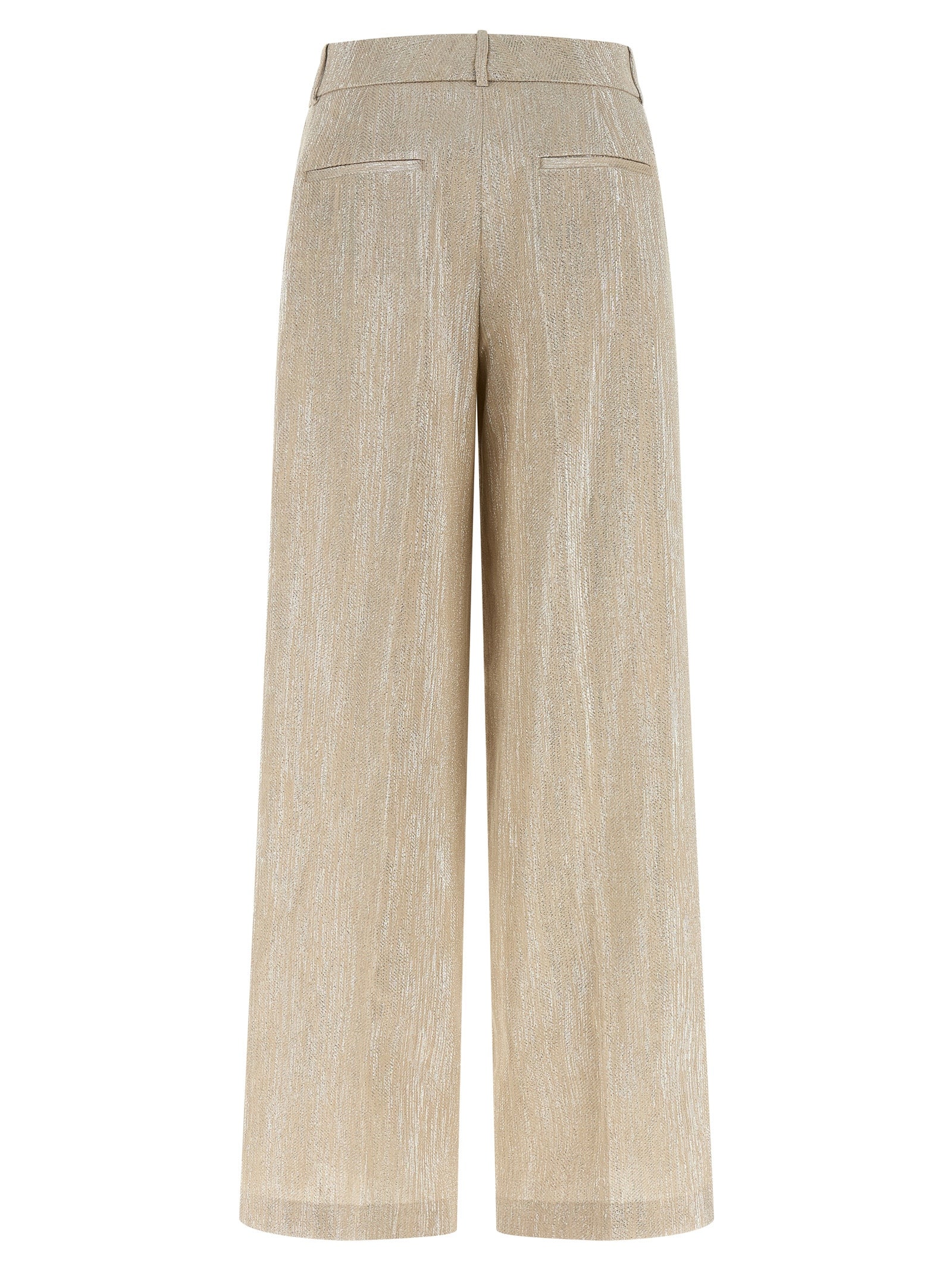 Peserico Beige Viscose Casual Women's Pants