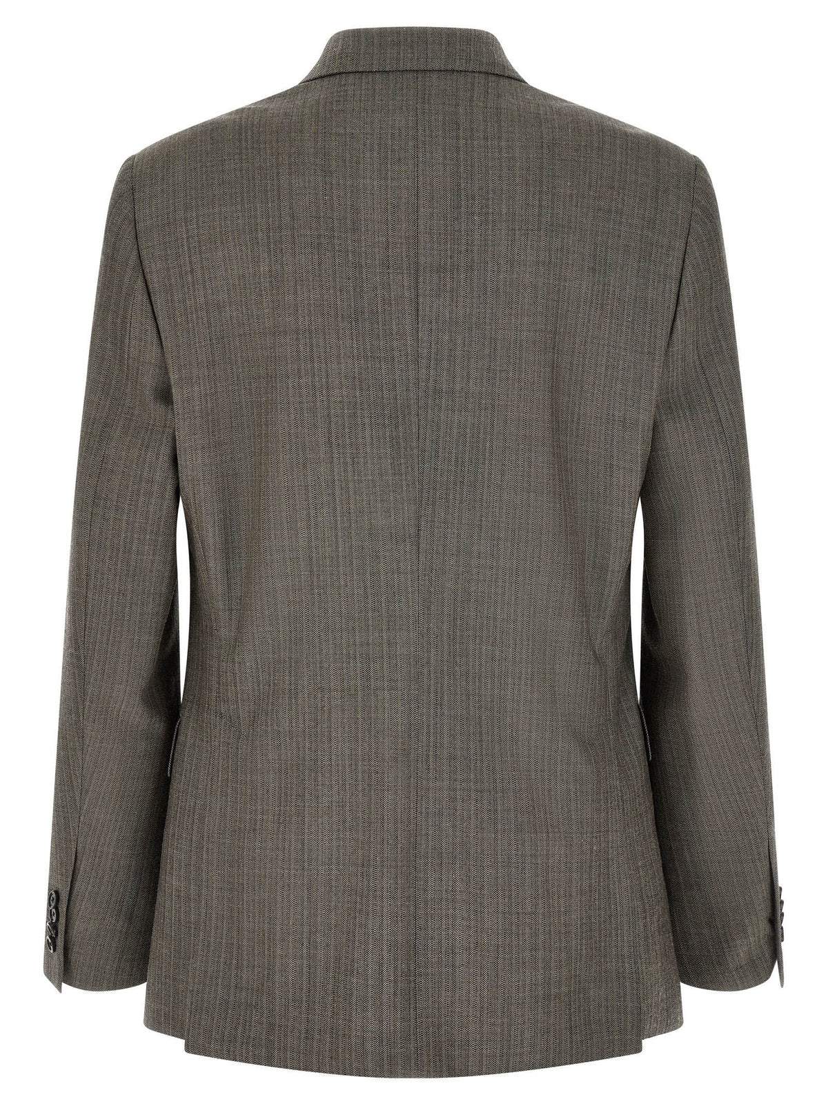 Lardini Gray Virgin Wool Two-Piece Men's Suit