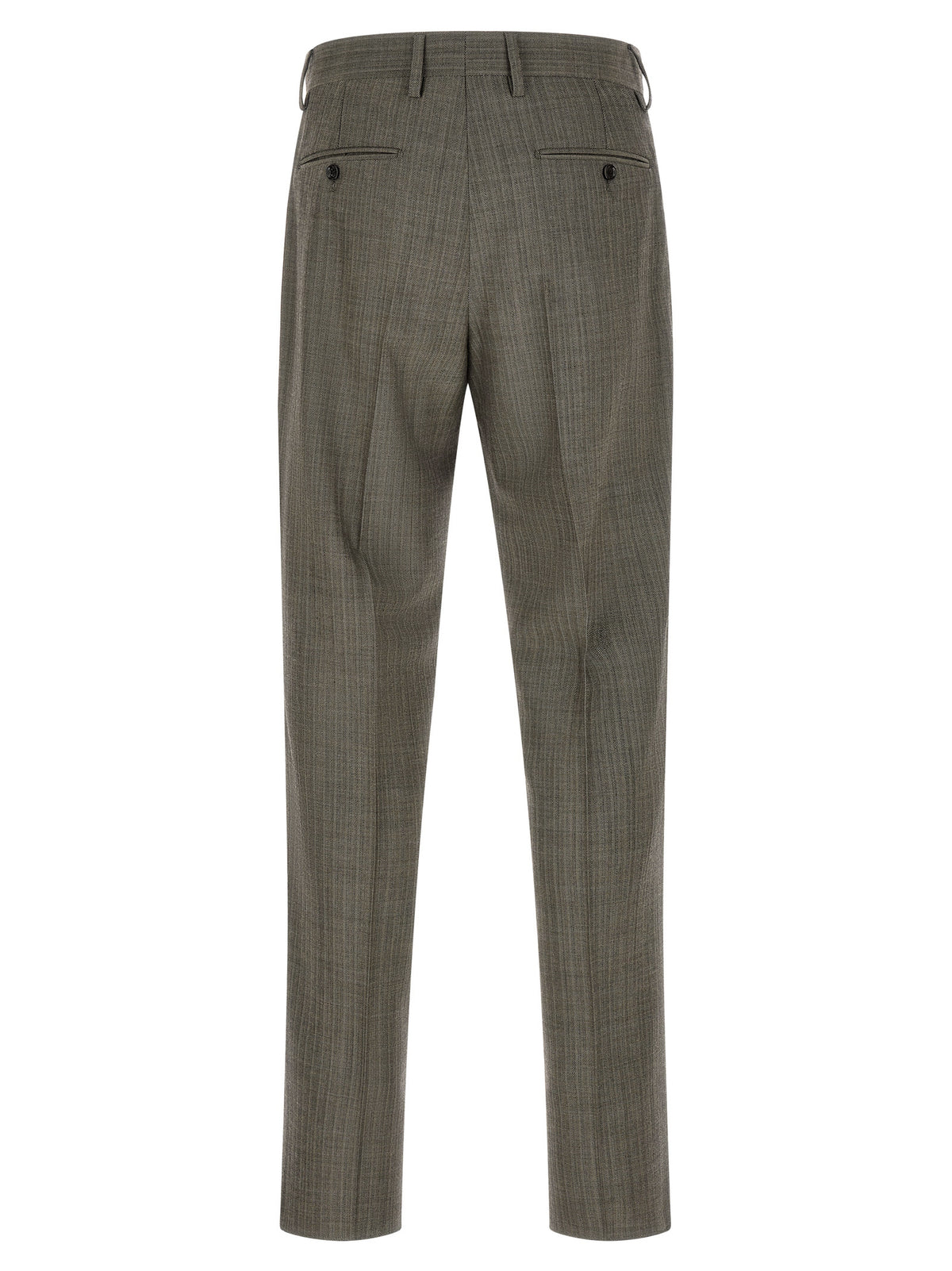 Lardini Gray Virgin Wool Two-Piece Men's Suit