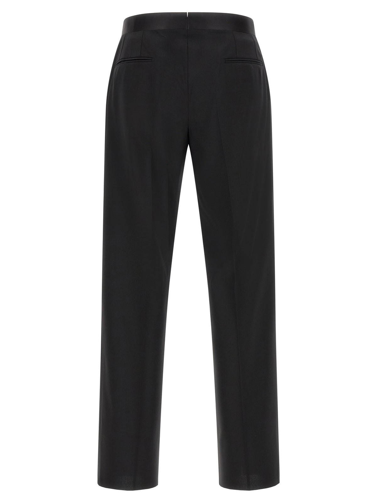 Lardini Black Virgin Wool Men's Tuxedo