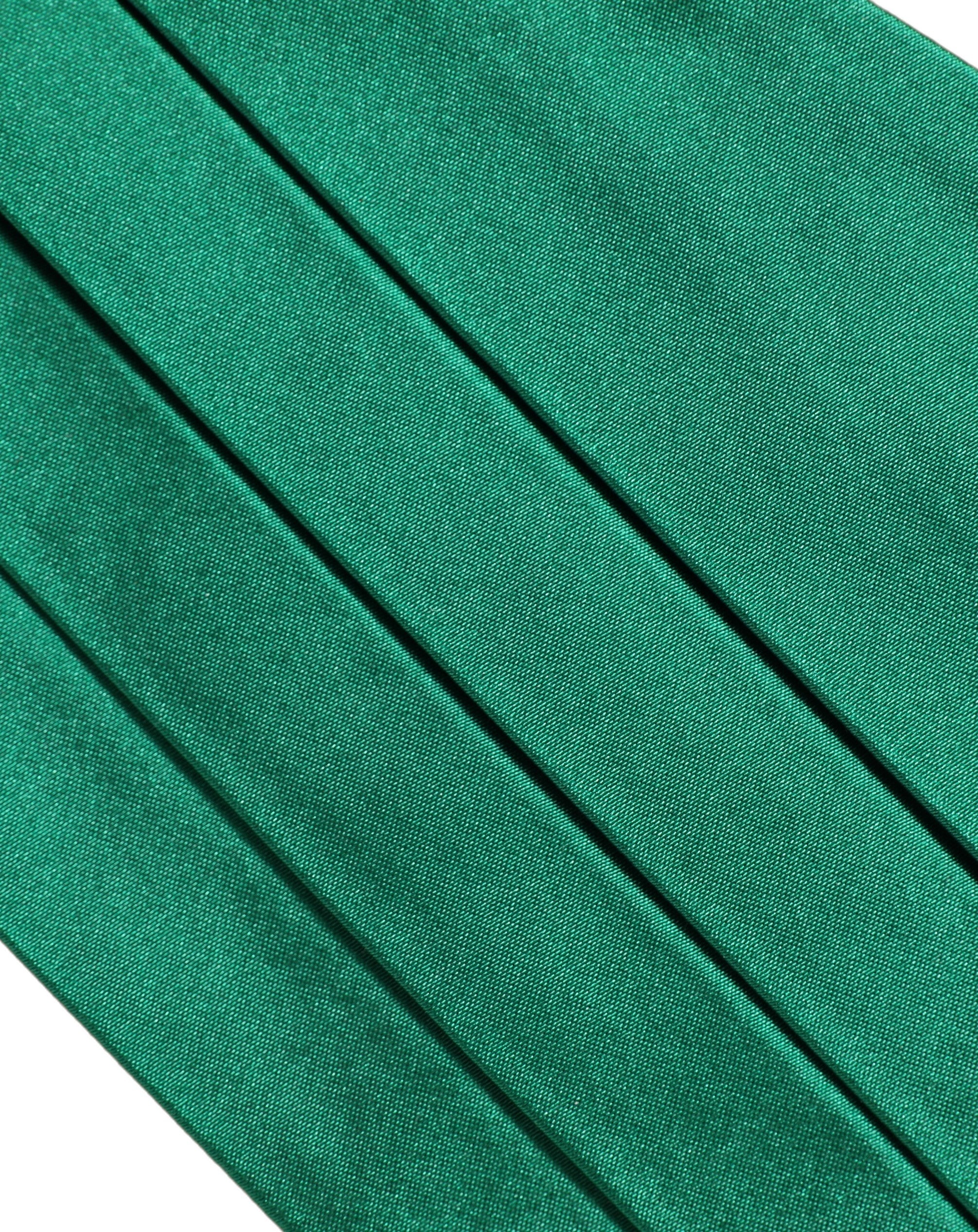 Dolce & Gabbana Green Men 100% Silk Belt Waist Men's Cummerbund