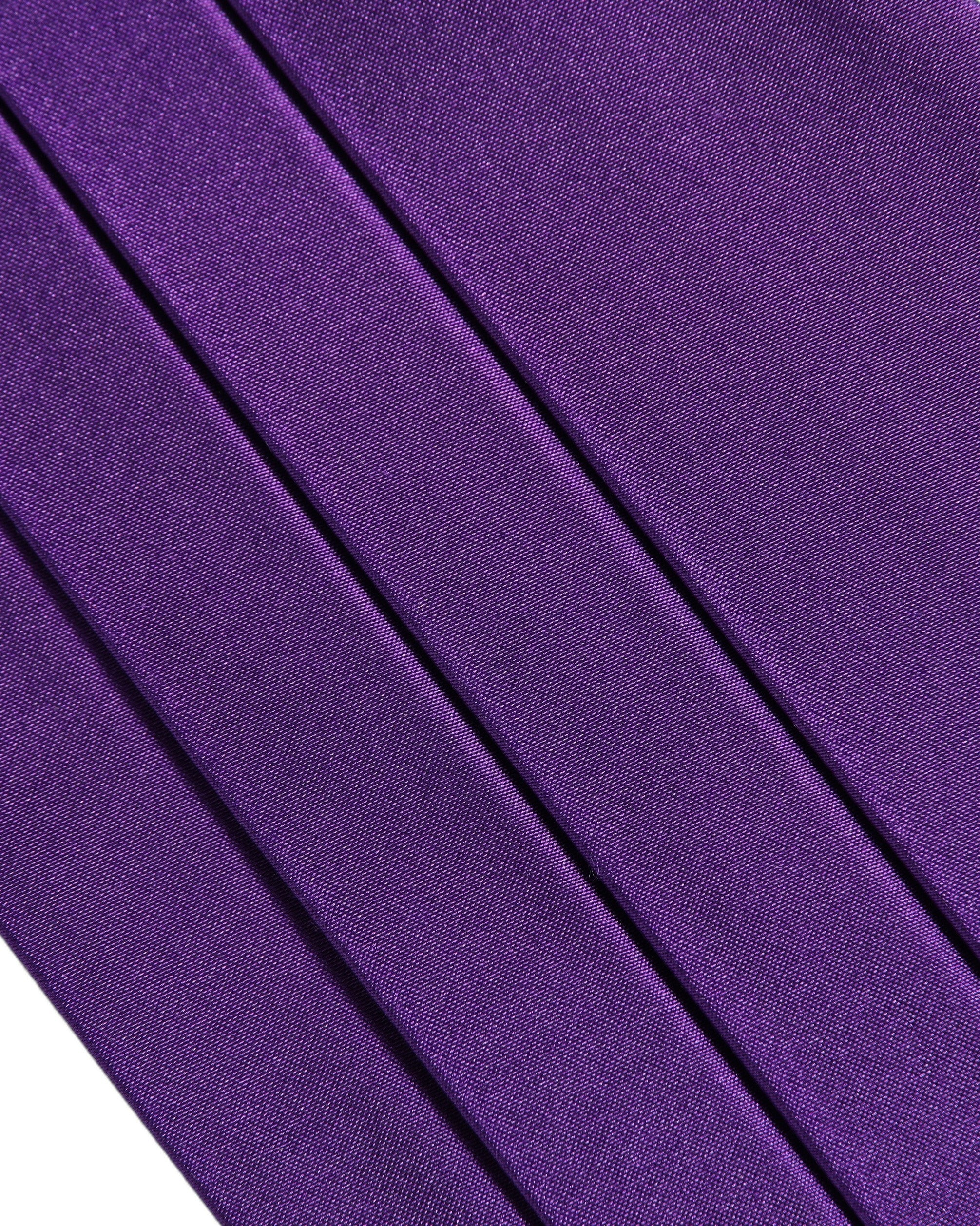 Dolce & Gabbana Violet Men 100% Silk Belt Waist Men's Cummerbund