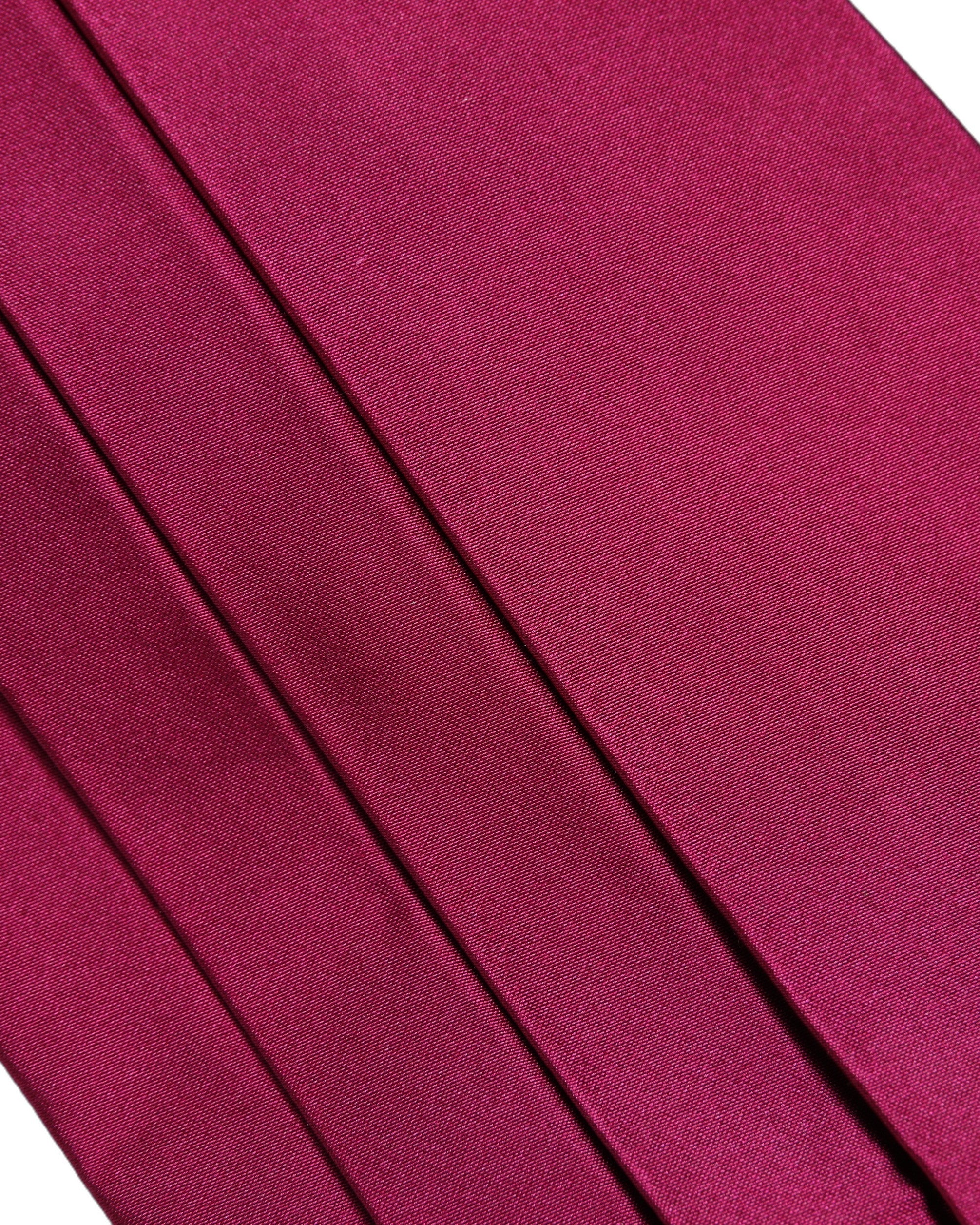 Dolce & Gabbana Burgundy 100% Silk Belt Waist Men's Cummerbund