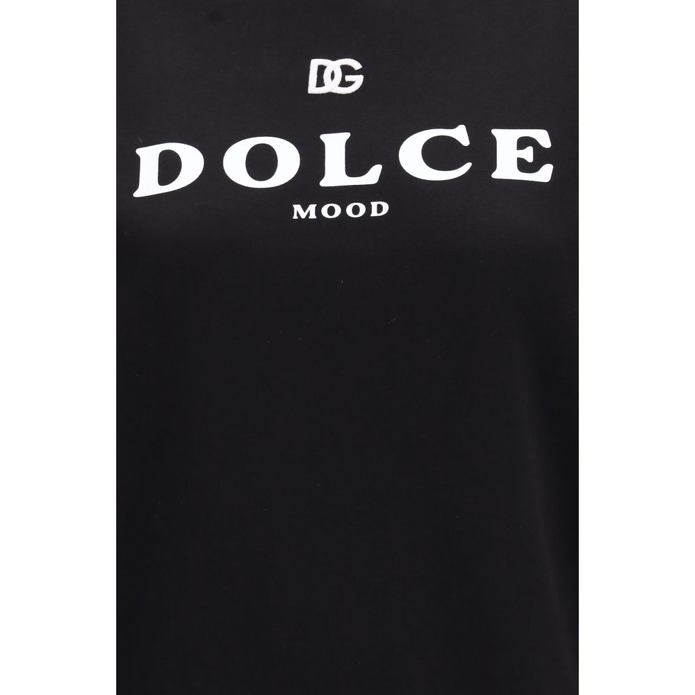 Dolce & Gabbana Black Cotton Women's Sweatshirt