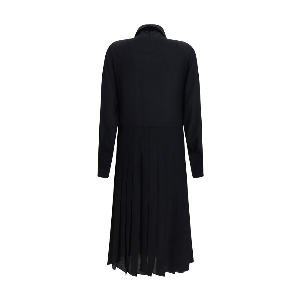 Fendi Black Silk Casual Women's Dress