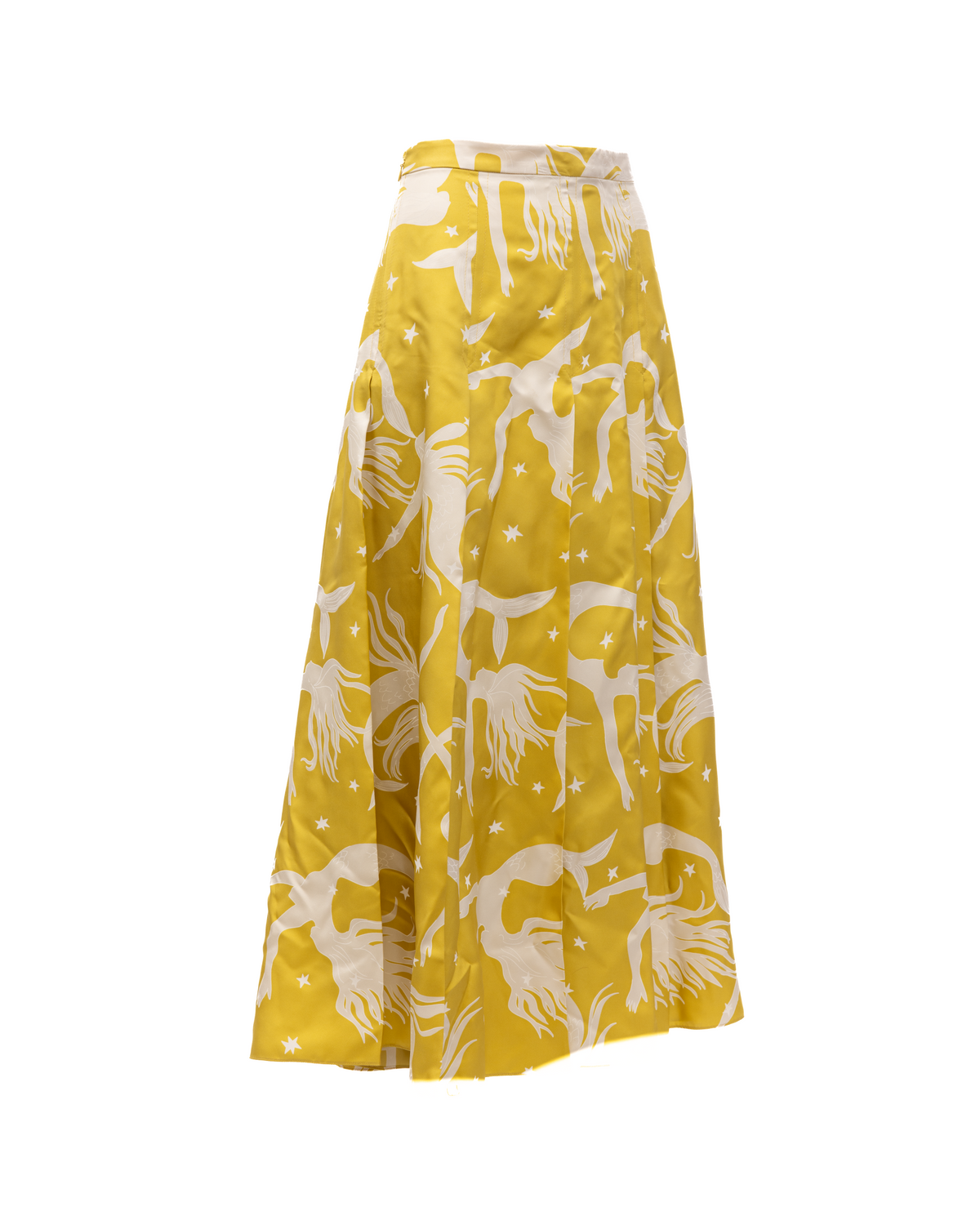 Valentino Garavani Yellow skirt with off-white Women's details