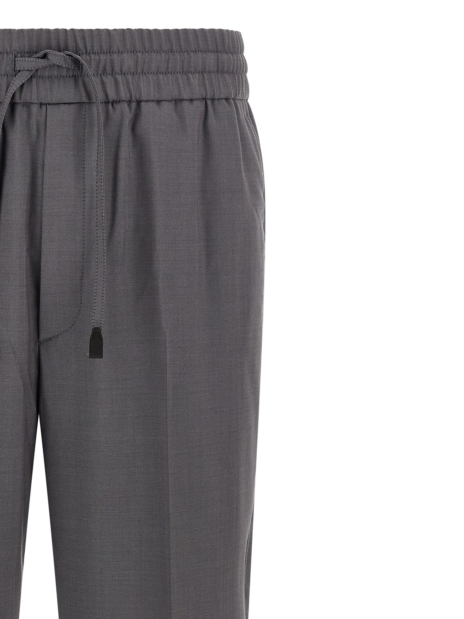 Brioni Gray Wool Casual Men's Pants
