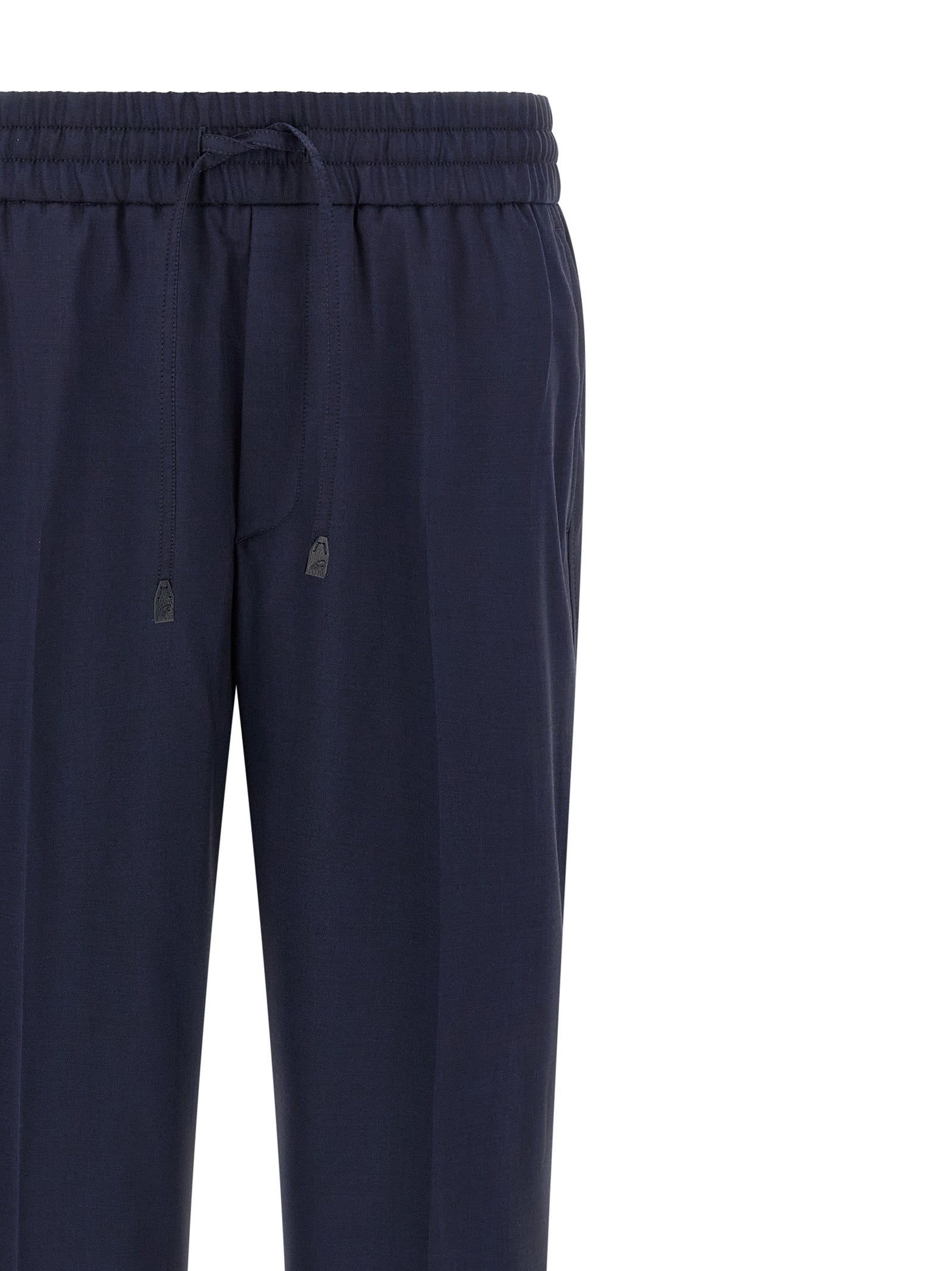 Brioni Blue Wool Casual Men's Pants