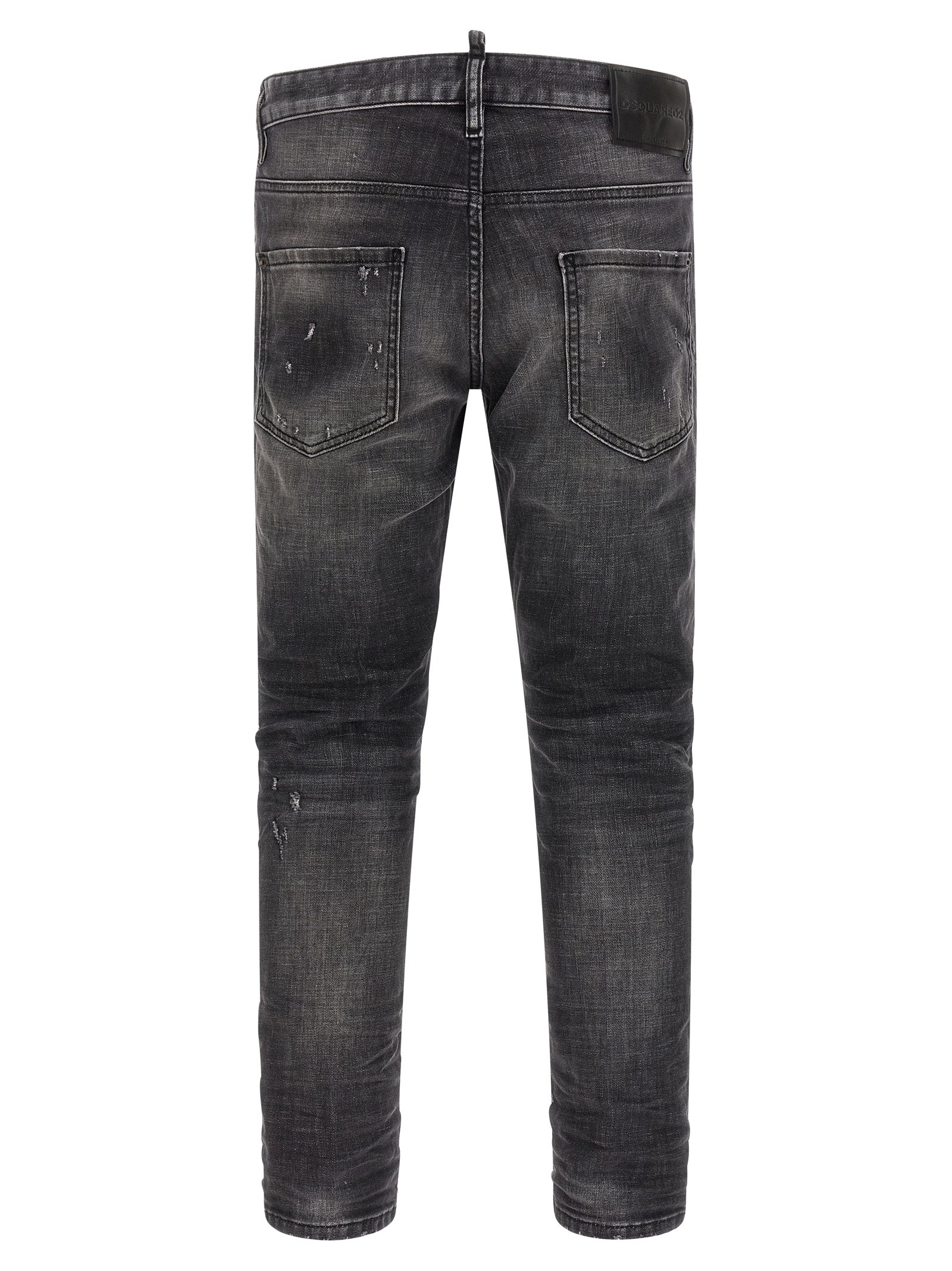 Dsquared² Gray Cotton Skinny Men's Jeans