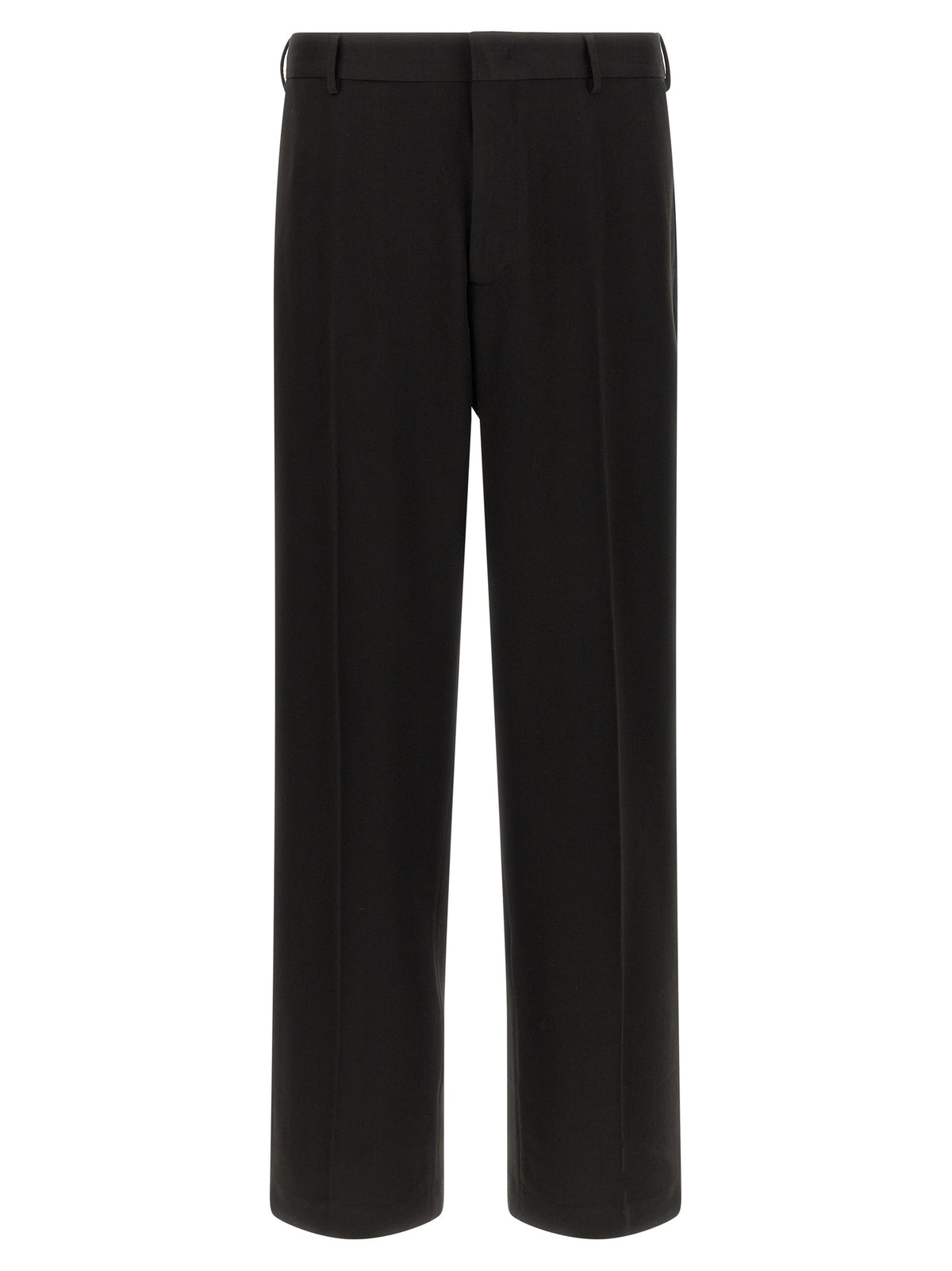 CELLAR DOOR Black Polyester Dress Men's Pants