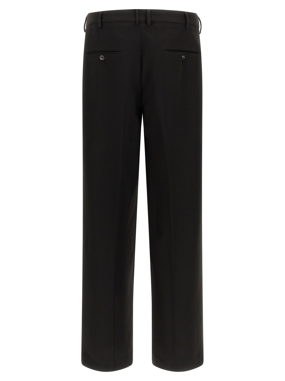 CELLAR DOOR Black Polyester Dress Men's Pants