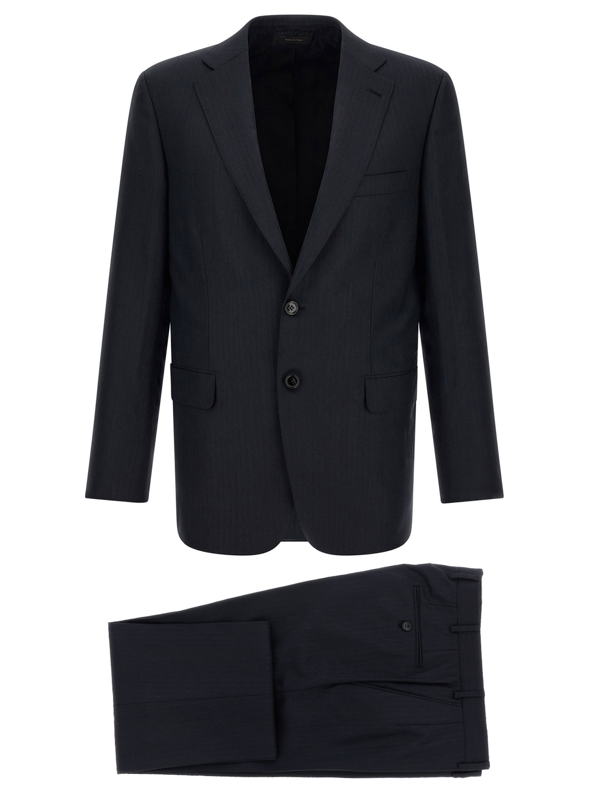 Brioni Blue Wool Two-Piece Men's Suit