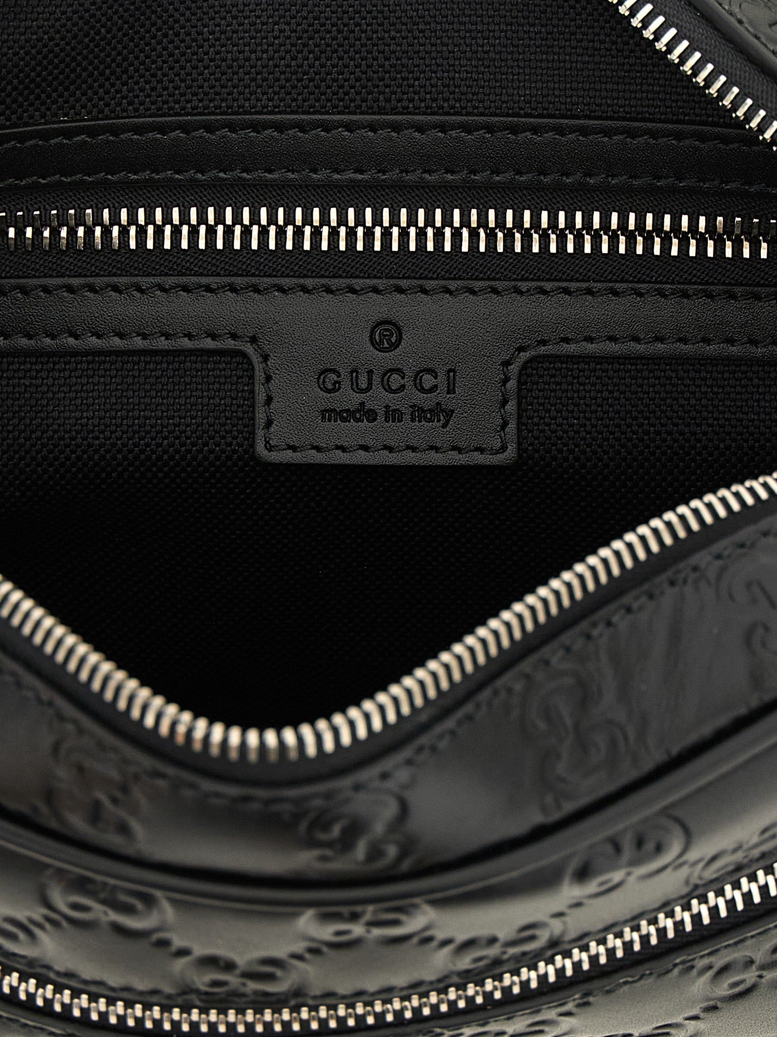 Gucci Black Calfskin Crossbody Men's Bag