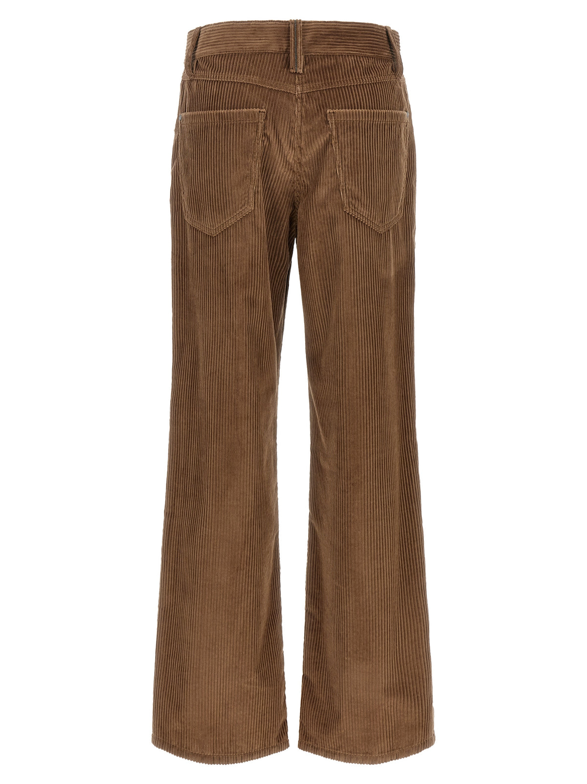 Brunello Cucinelli Brown Cotton Casual Women's Pants