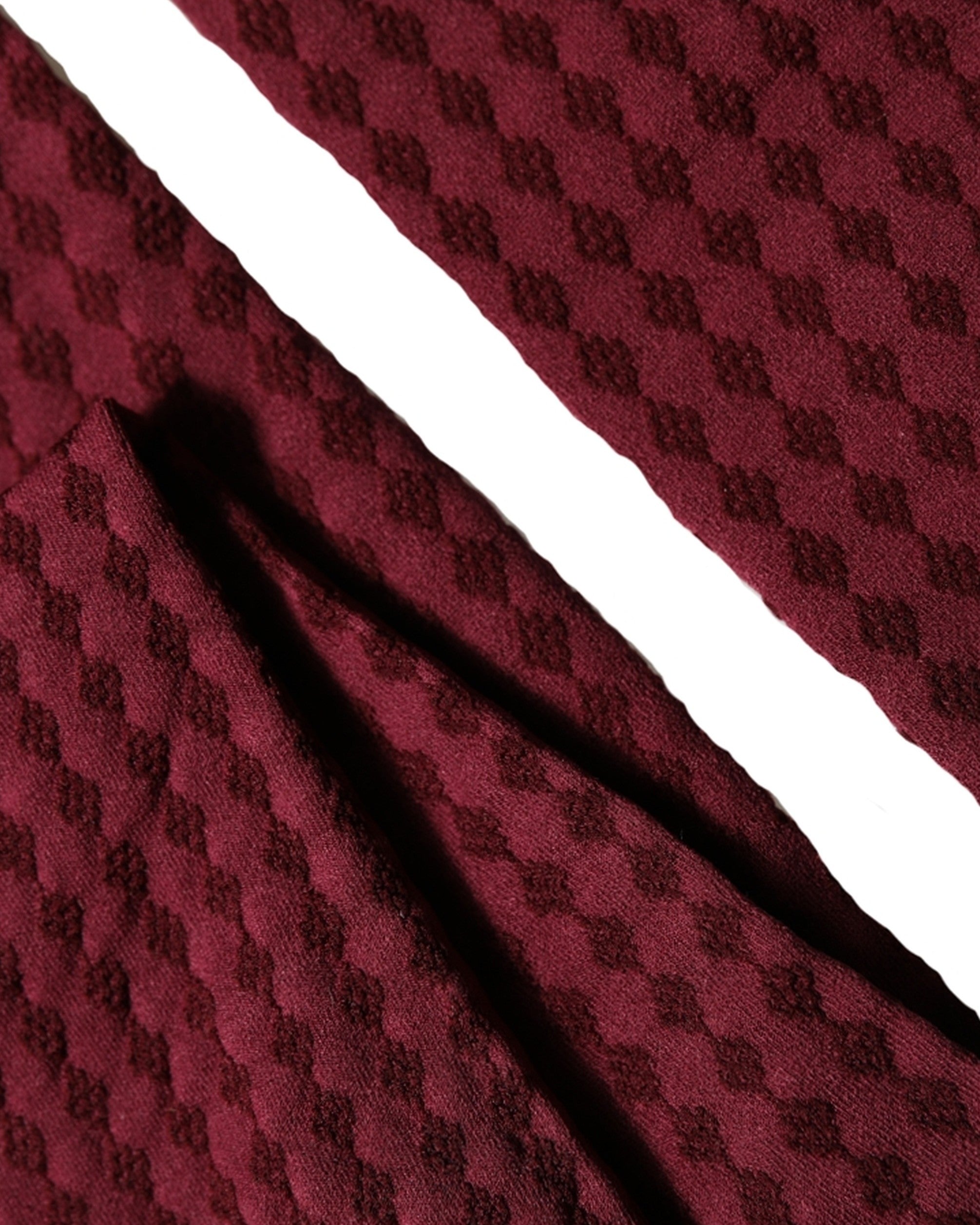 Dolce & Gabbana Burgundy Nylon Fishnet Pantyhose Stockings Women's Socks