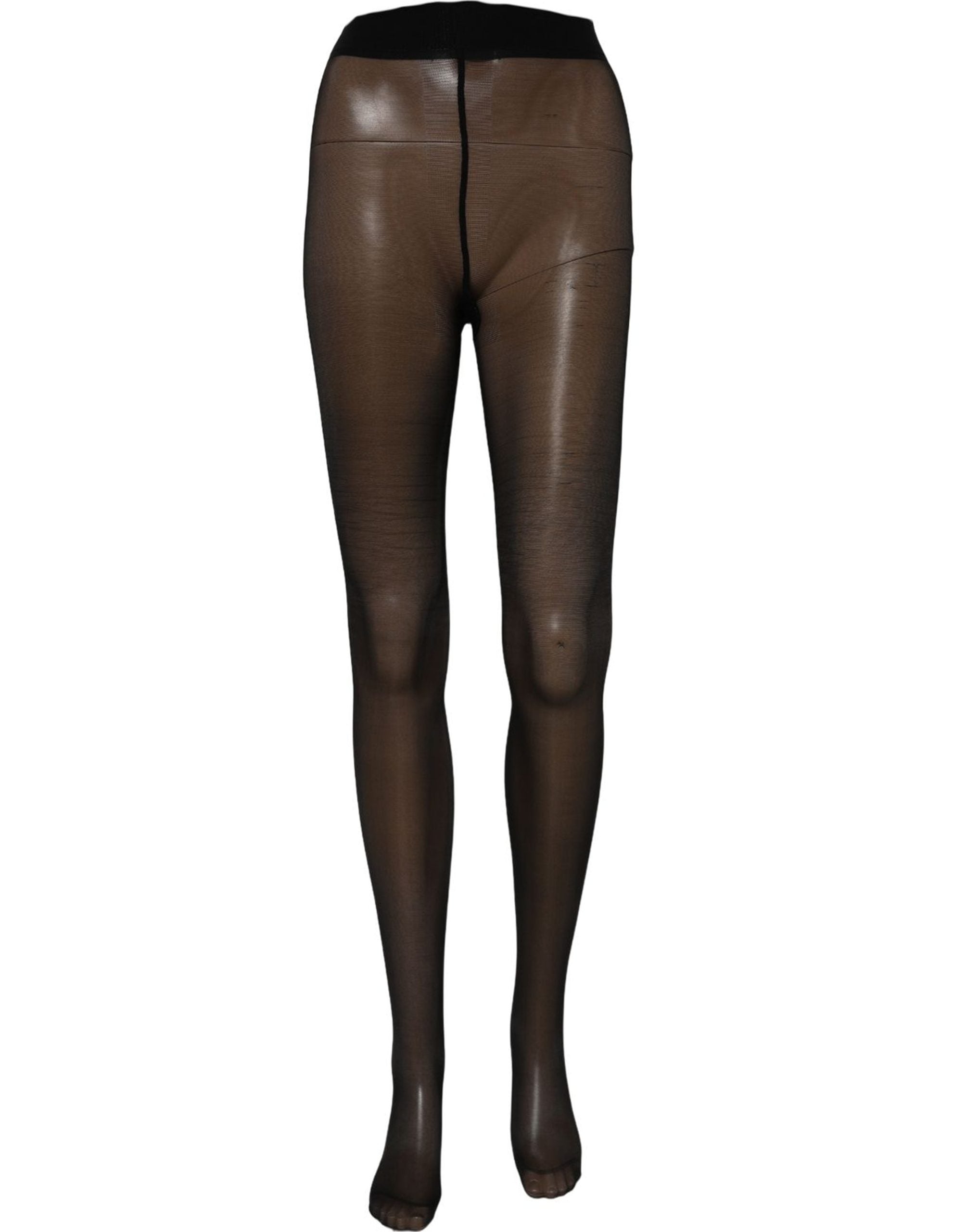 Dolce & Gabbana Black Nylon Tights Stocking Pantyhose Women's Socks