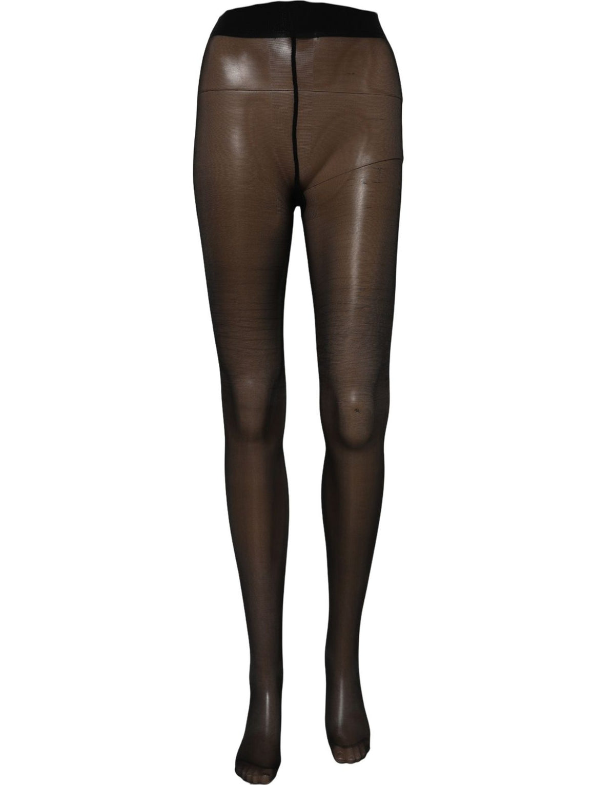Dolce & Gabbana Black Nylon Tights Stocking Pantyhose Women's Socks